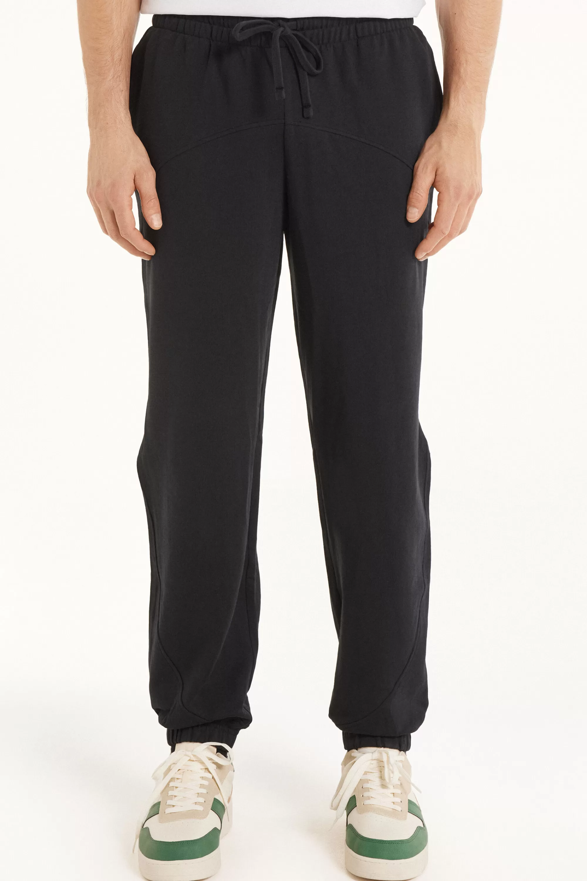 Store Pantalone Lungo Felpa Con Tasche E Coulisse Basic - Pantaloni Lunghi - Uomo | Tute | Pantaloni lunghi