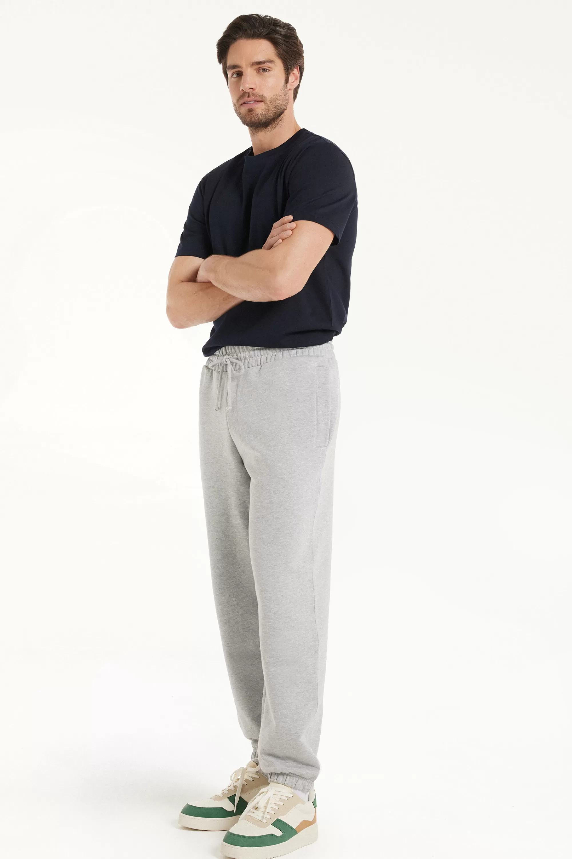 Discount Pantalone Lungo Felpa Pesante Con Tasche - Pantaloni Lunghi - Uomo | Tute | Pantaloni lunghi