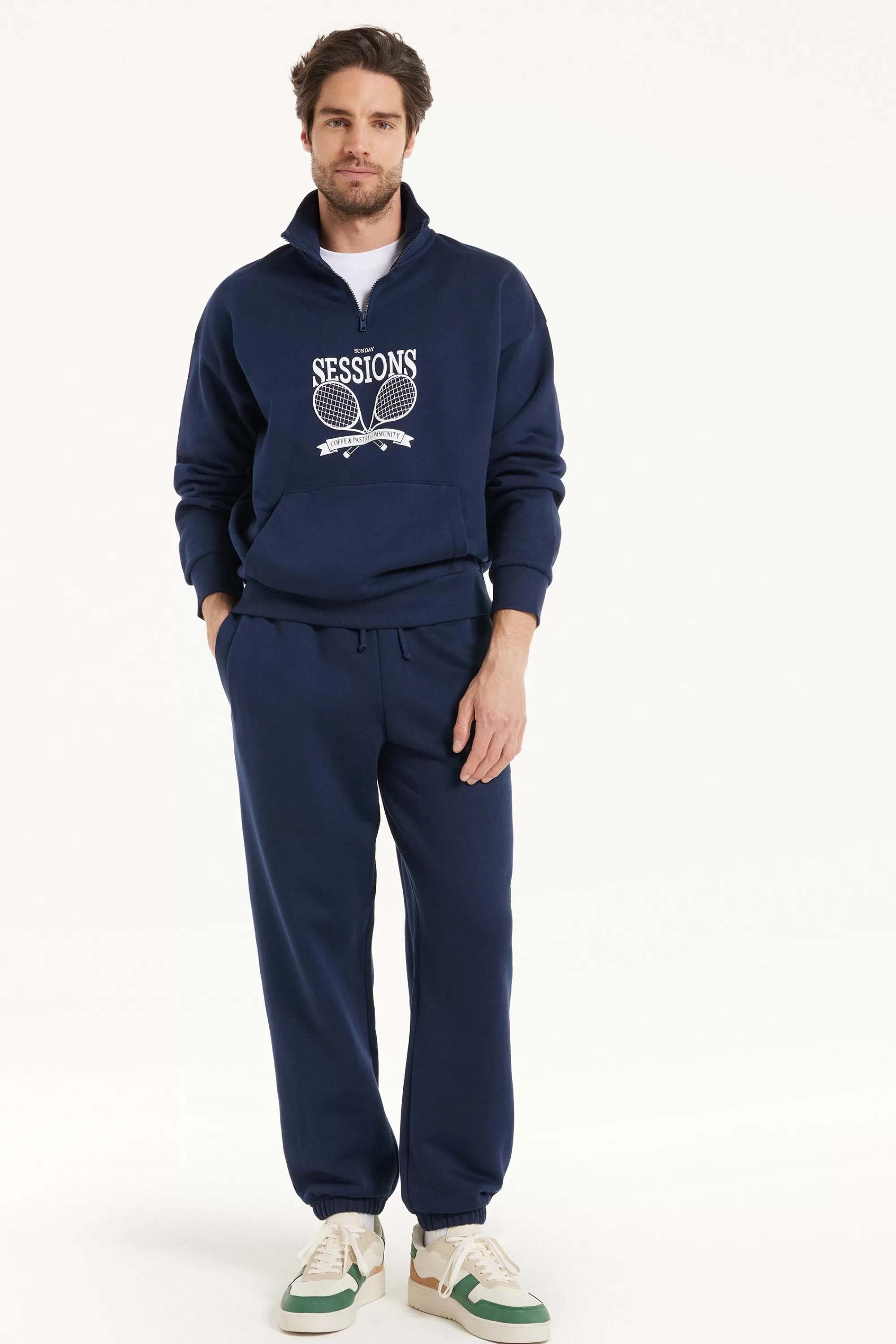Best Pantalone Lungo Felpa Pesante Con Tasche - Pantaloni Lunghi - Uomo | Tute | Pantaloni lunghi