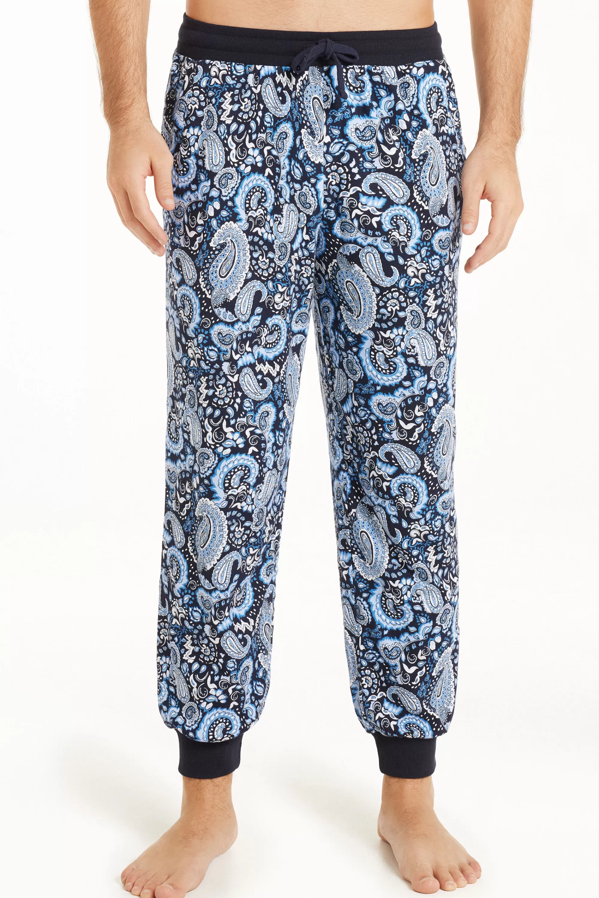 Hot Pantalone Lungo In Cotone Con Coulisse - Pigiami Lunghi - Uomo | Pantaloni lunghi | Pigiami lunghi
