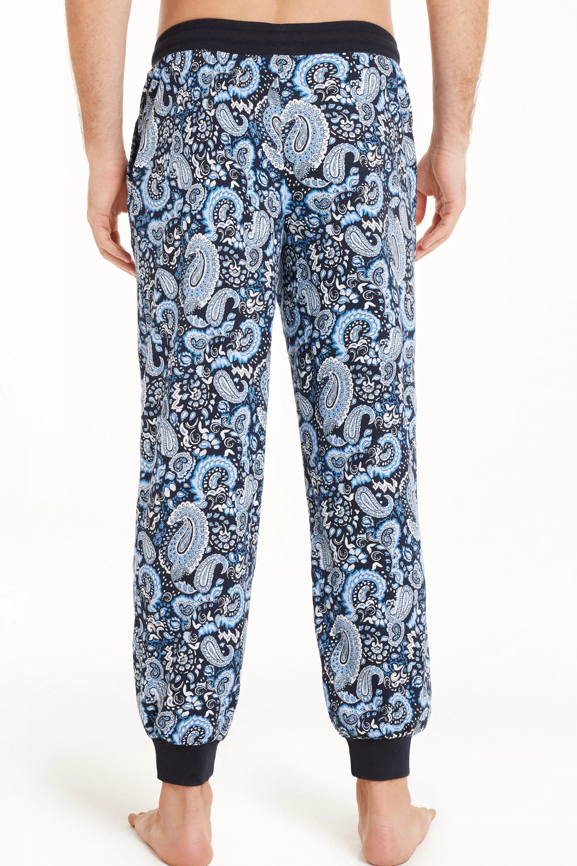 Hot Pantalone Lungo In Cotone Con Coulisse - Pigiami Lunghi - Uomo | Pantaloni lunghi | Pigiami lunghi