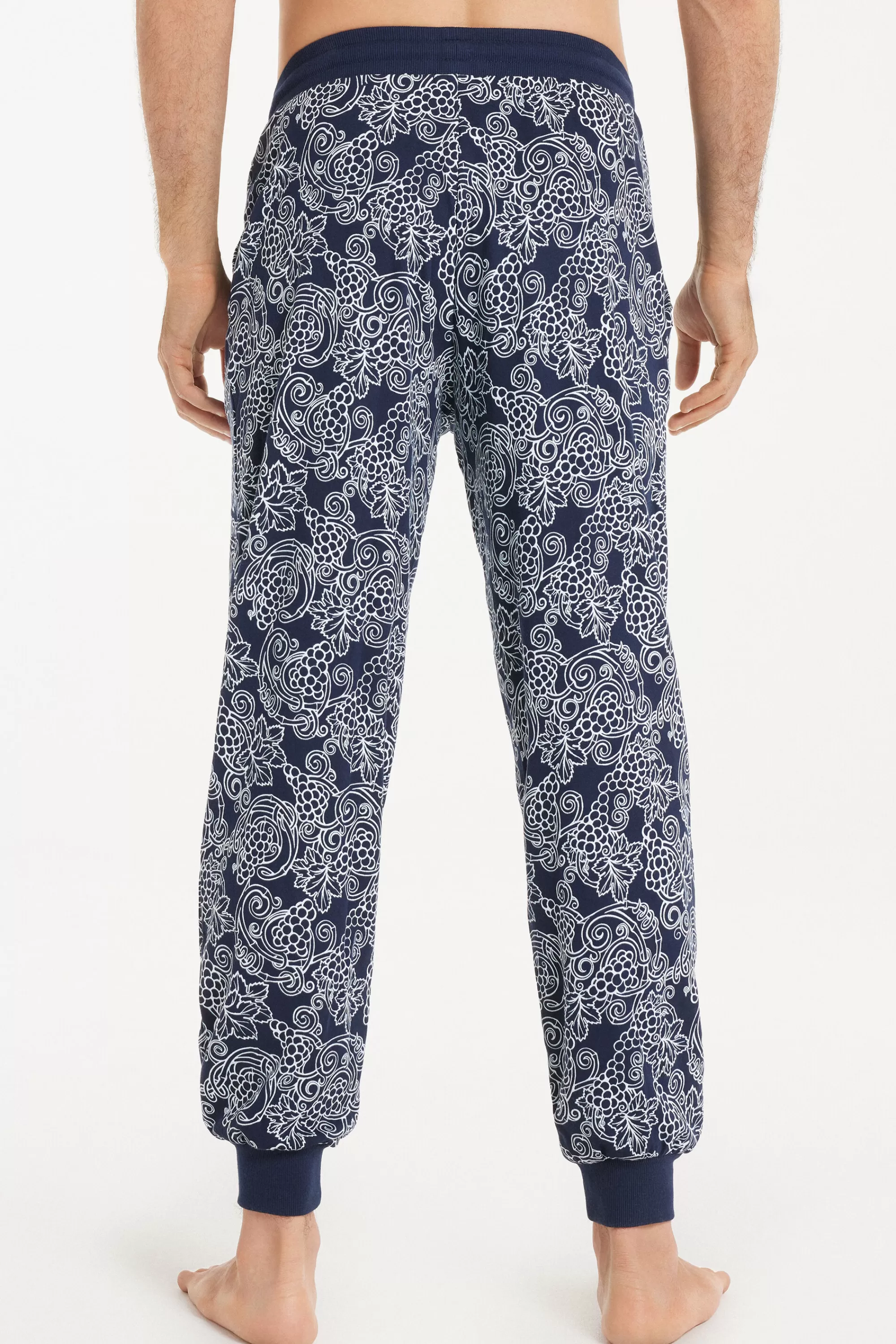 Clearance Pantalone Lungo In Cotone Con Coulisse - Pigiami Lunghi - Uomo | Pantaloni lunghi | Pigiami lunghi
