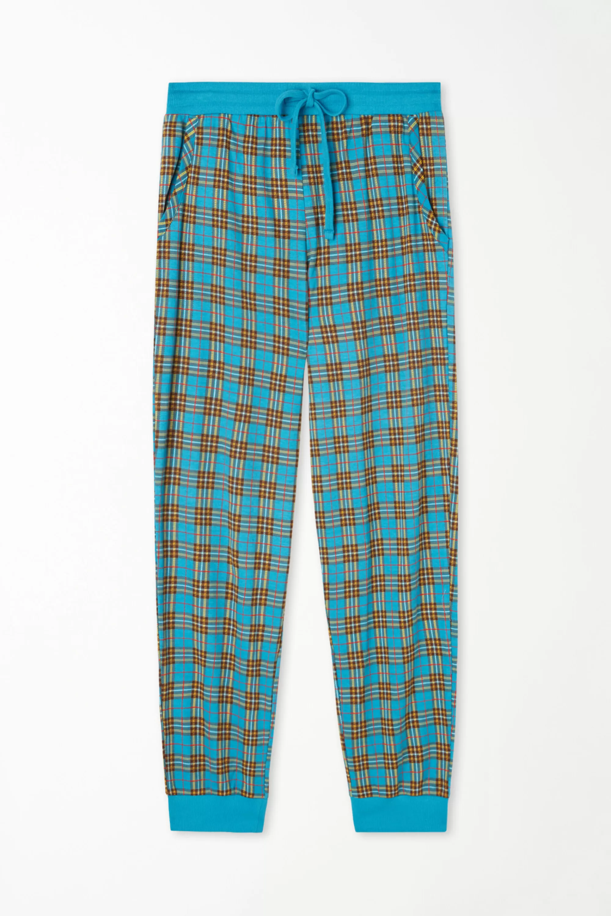 Outlet Pantalone Lungo In Cotone Con Coulisse - Pigiami Lunghi - Uomo | Pantaloni lunghi | Pigiami lunghi