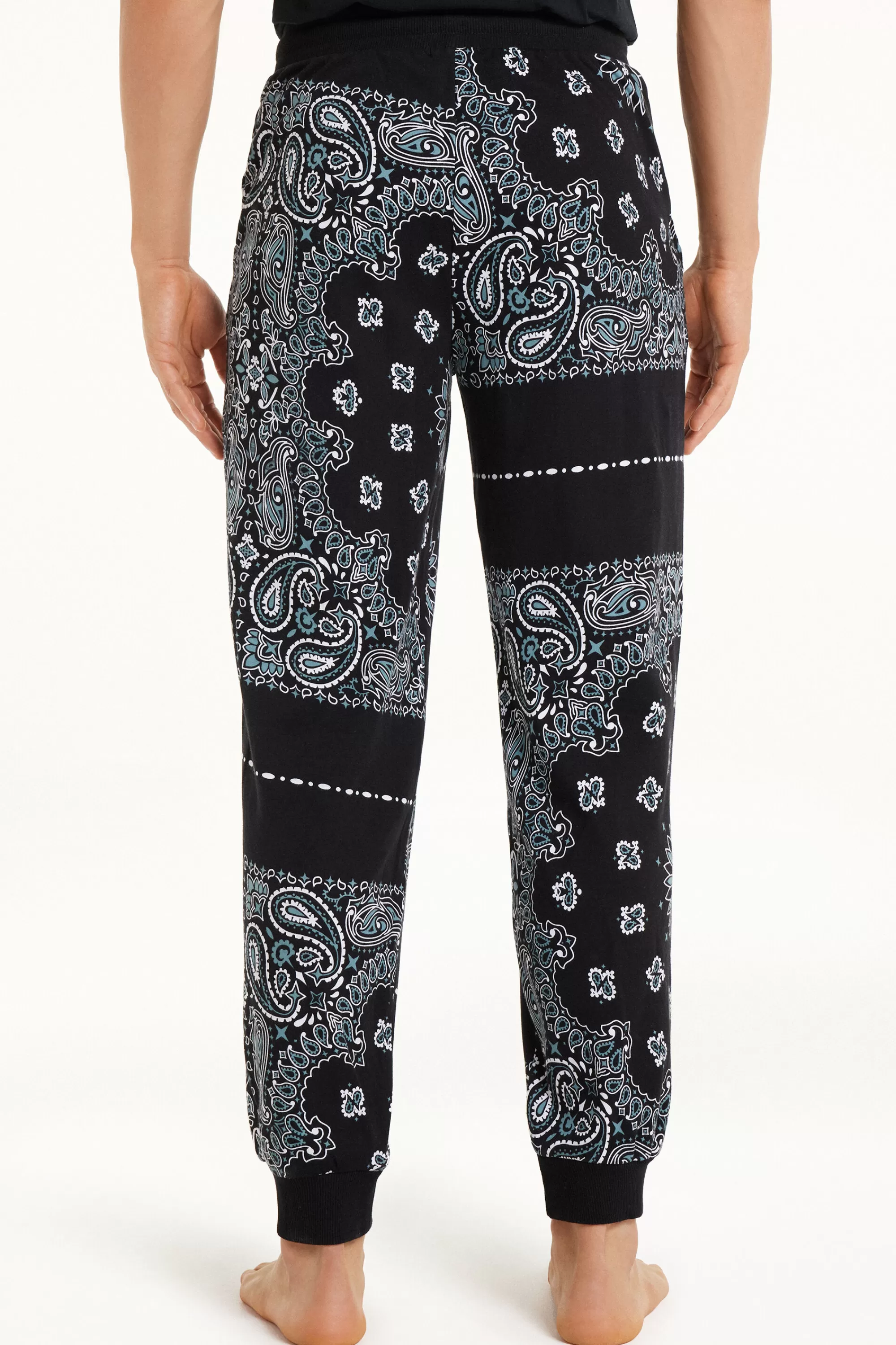 Fashion Pantalone Lungo In Cotone Con Coulisse - Pigiami Lunghi - Uomo | Pantaloni lunghi | Pigiami lunghi