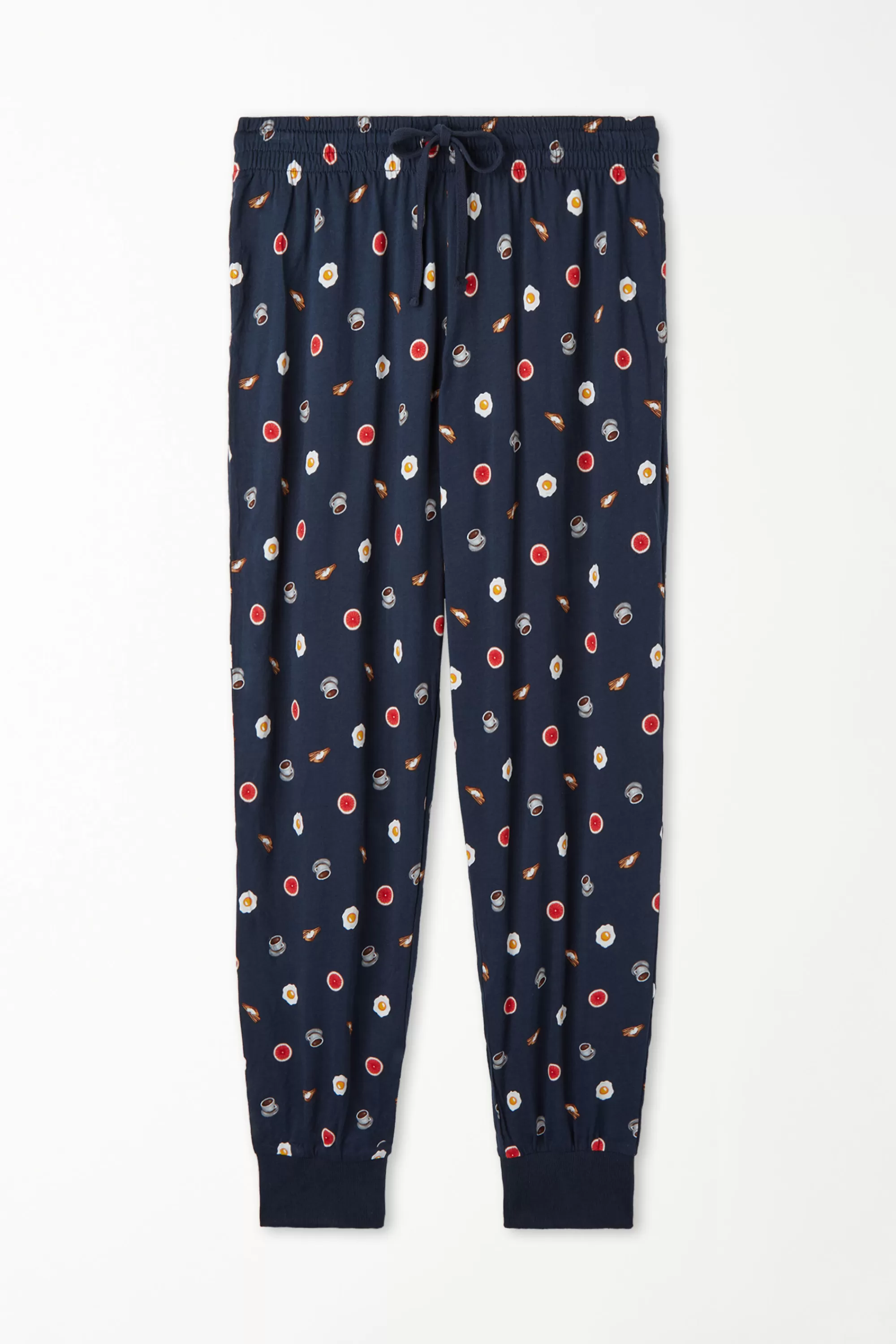 Flash Sale Pantalone Lungo In Cotone Con Polsini - Pigiami Lunghi - Uomo | Pantaloni lunghi | Pigiami lunghi