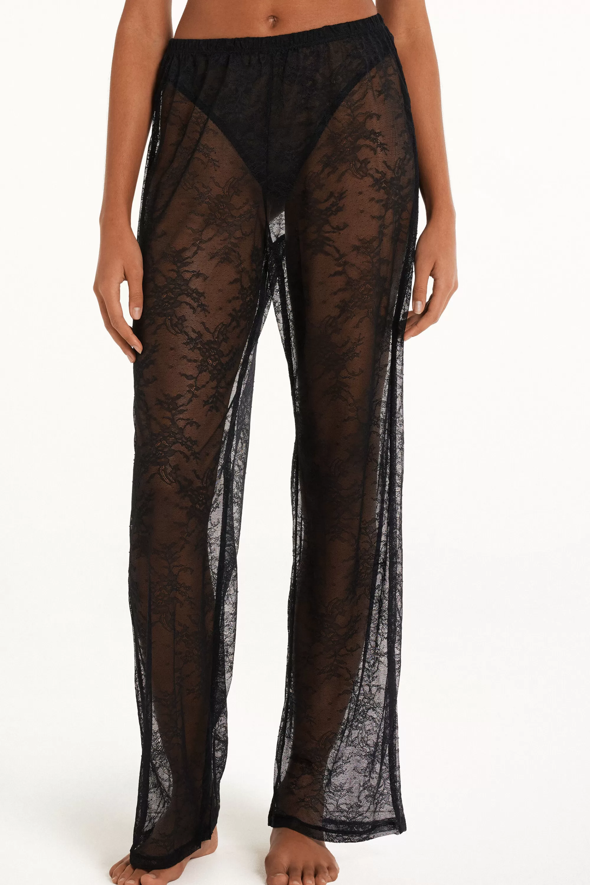Cheap Pantalone Lungo In Pizzo Last Night Lace - Pigiami Combinabili - Donna | Pigiami combinabili