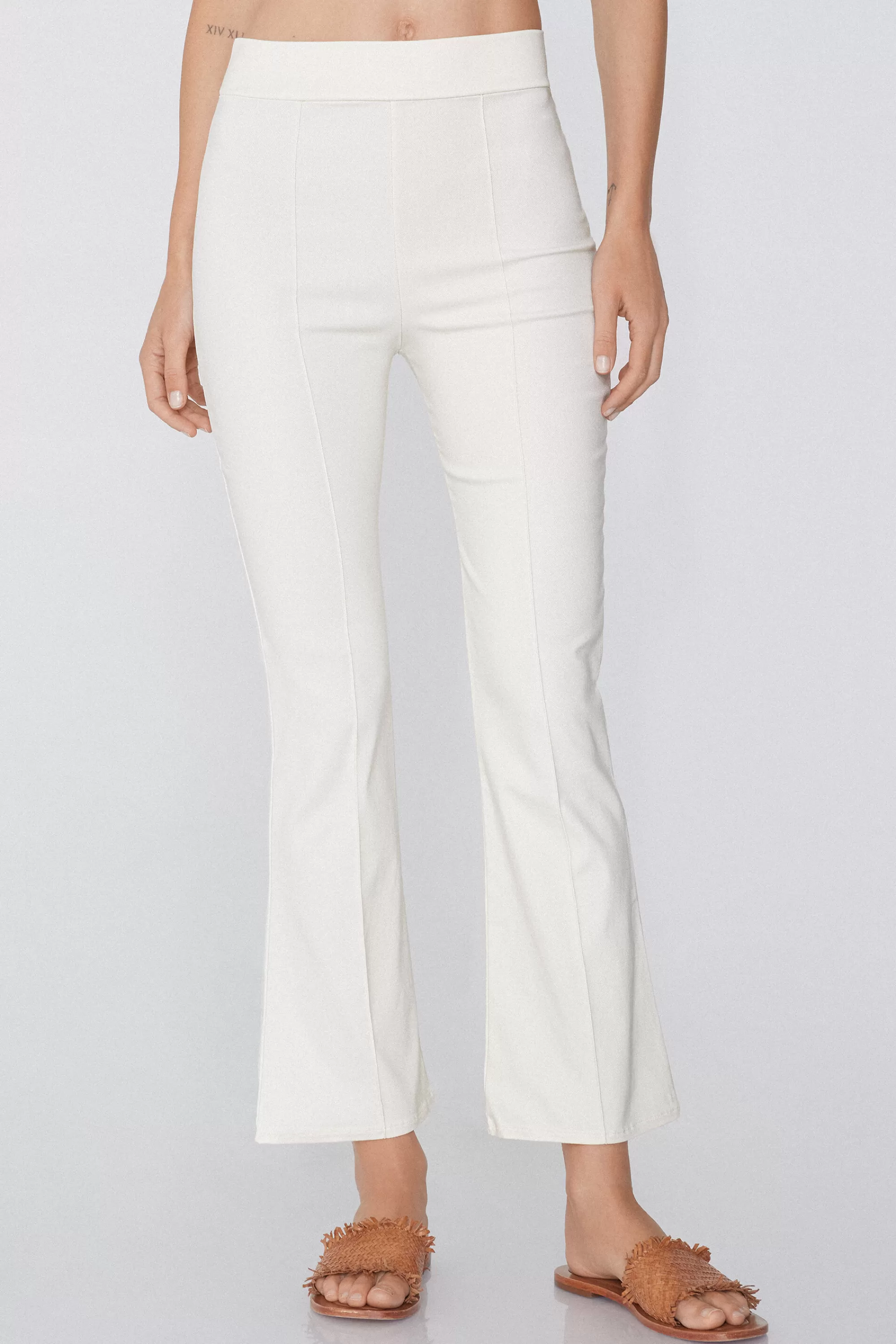 Cheap Pantalone Trombetta In Tela Elasticizzata - Pantaloni - Donna | Pantaloni