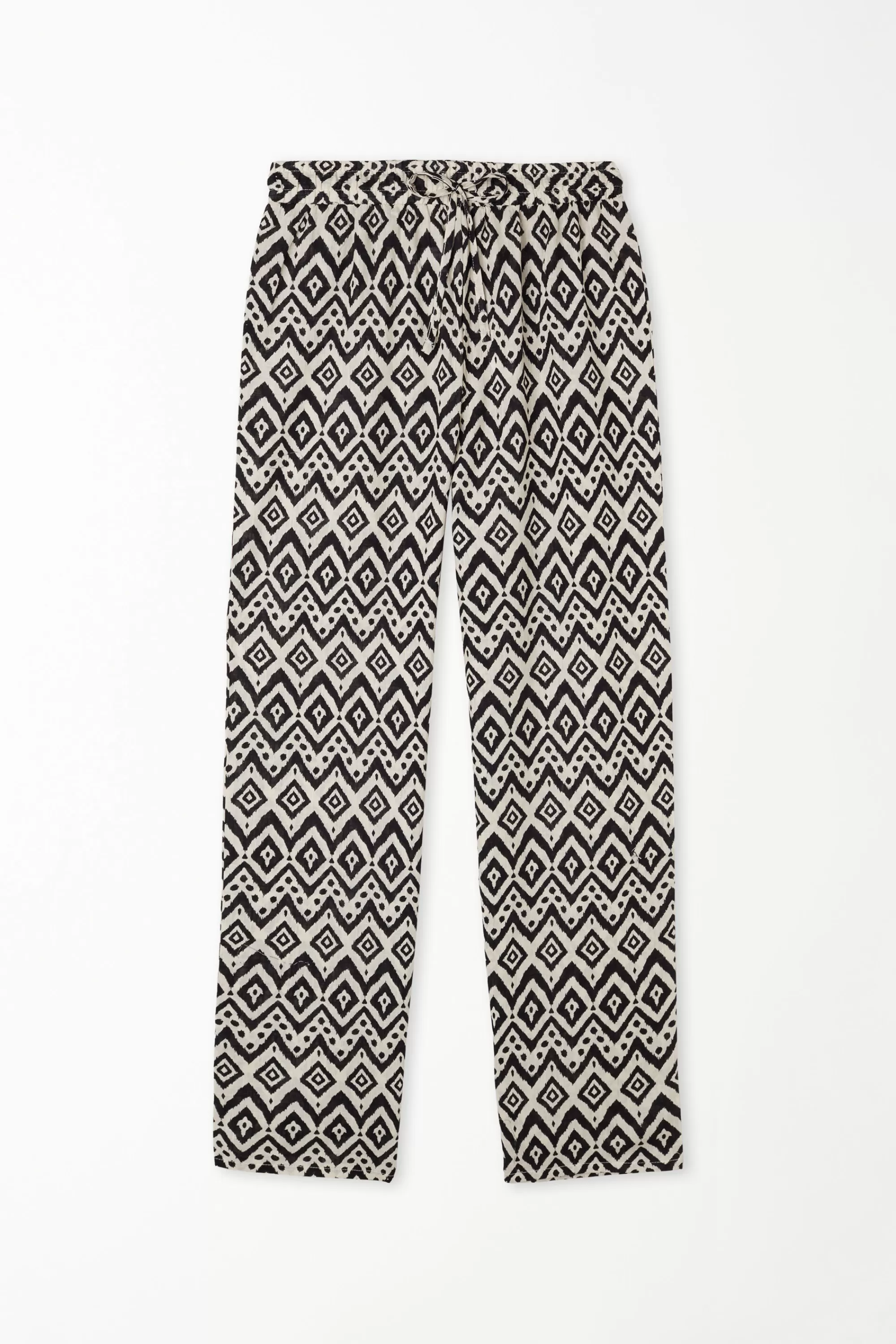 Cheap Pantaloni Lunghi In 100% Cotone Super Leggero - Pantaloni - Donna | Pantaloni