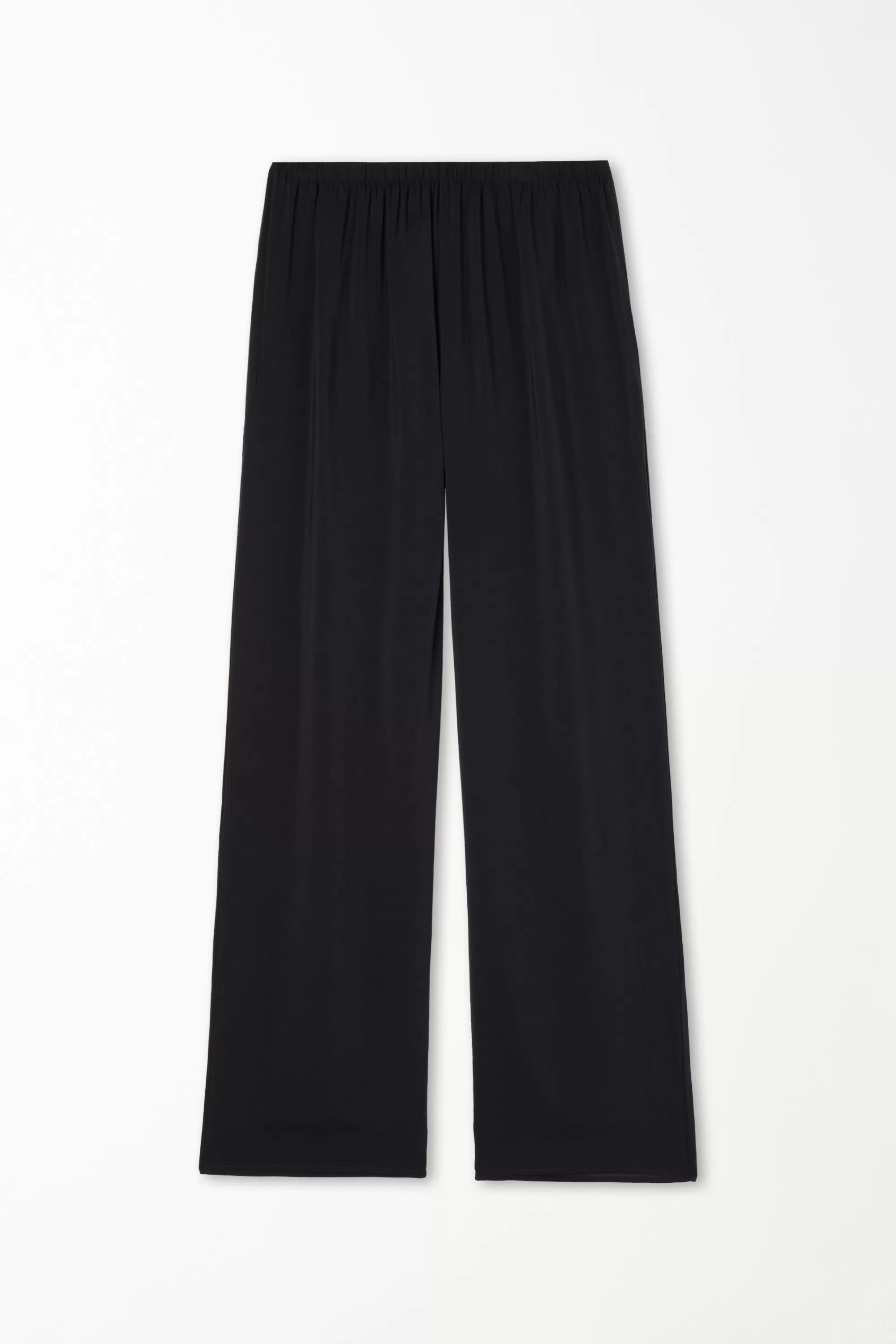 Flash Sale Pantaloni Lunghi Larghi In Tela Di Viscosa - Pantaloni - Donna | Pantaloni