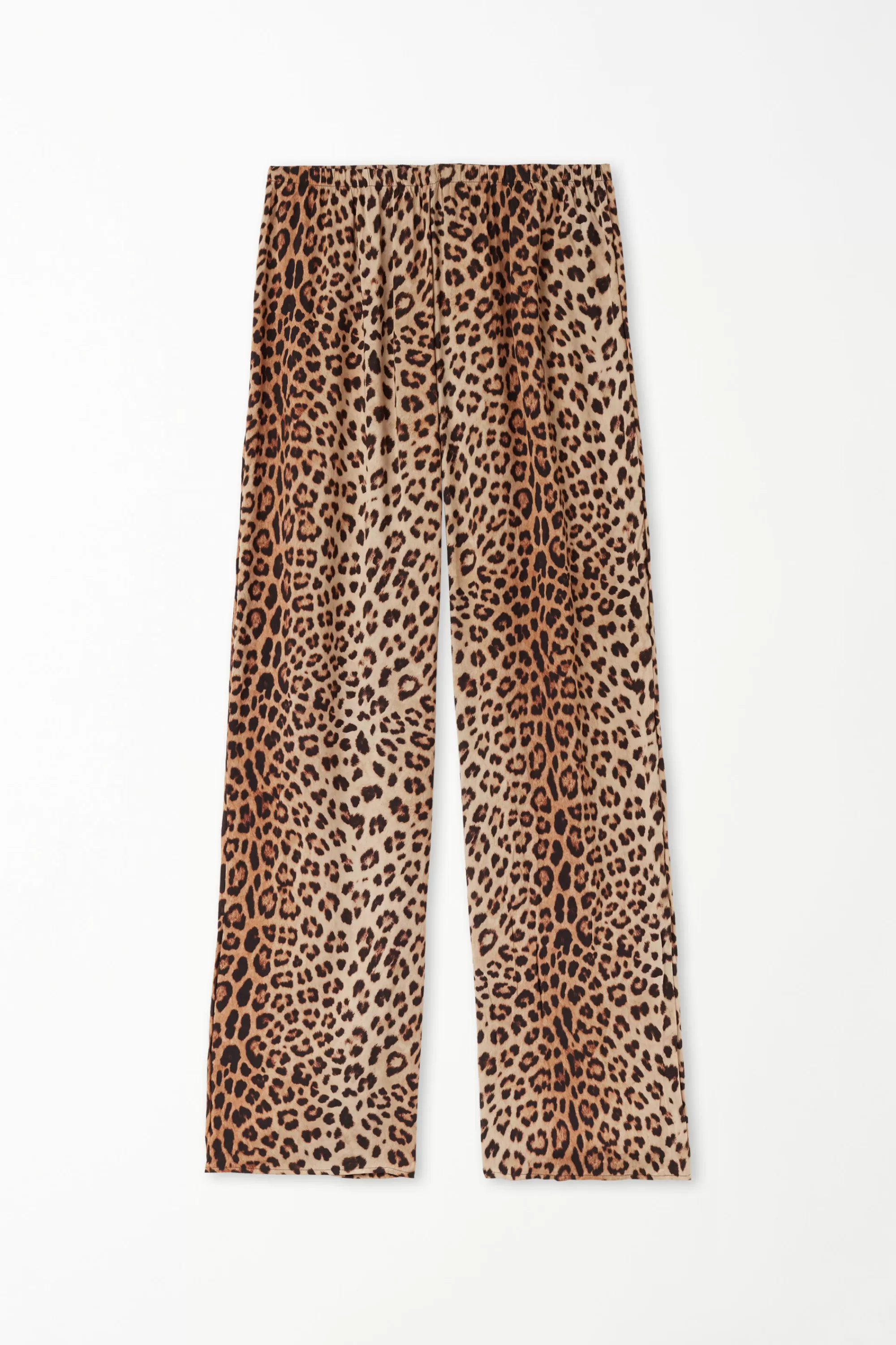 Sale Pantaloni Lunghi Larghi In Tela Di Viscosa - Pantaloni - Donna | Pantaloni