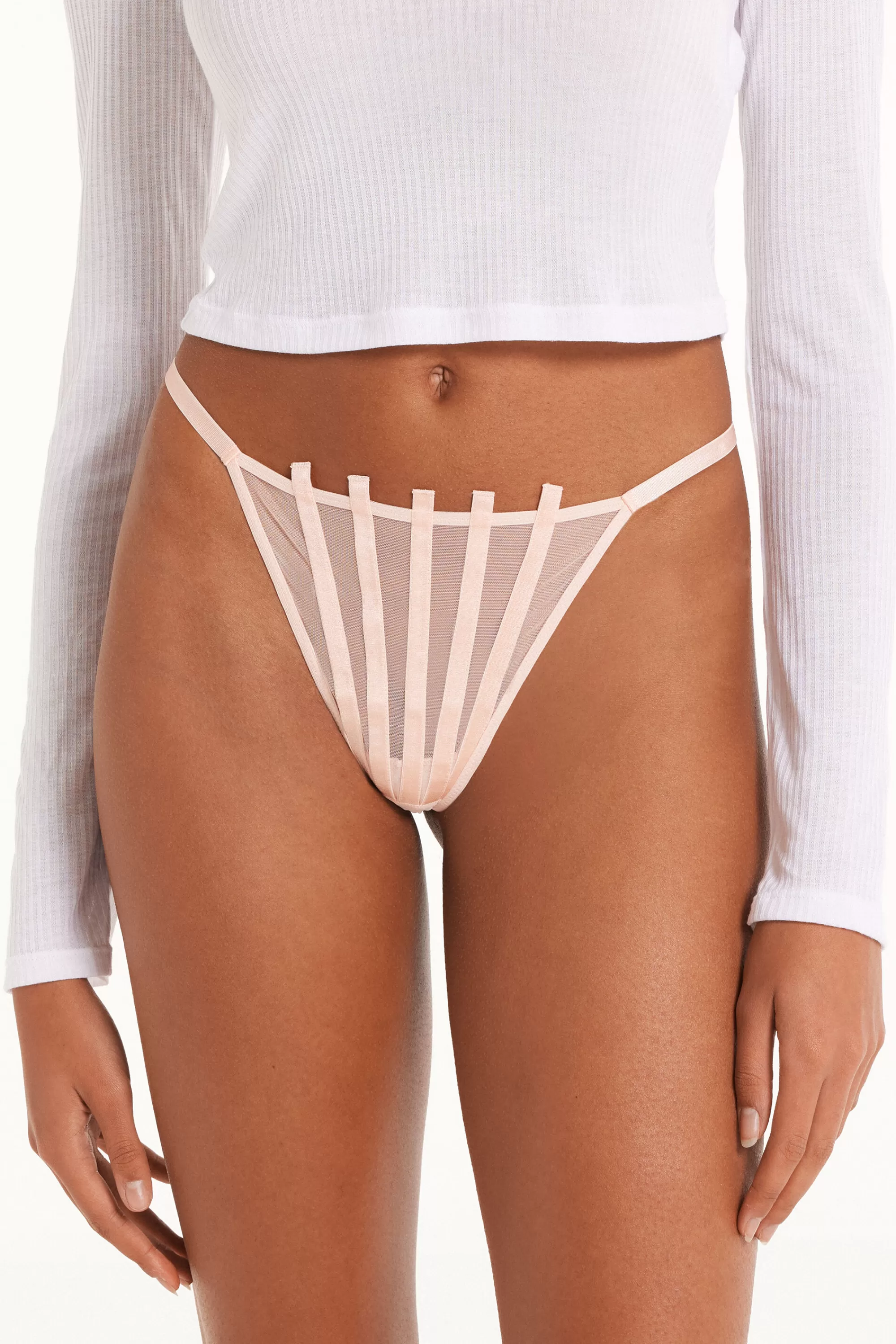 Hot Perizoma Con Fianchetto Tanga In Tulle - Perizoma E Tanga - Donna | Slip