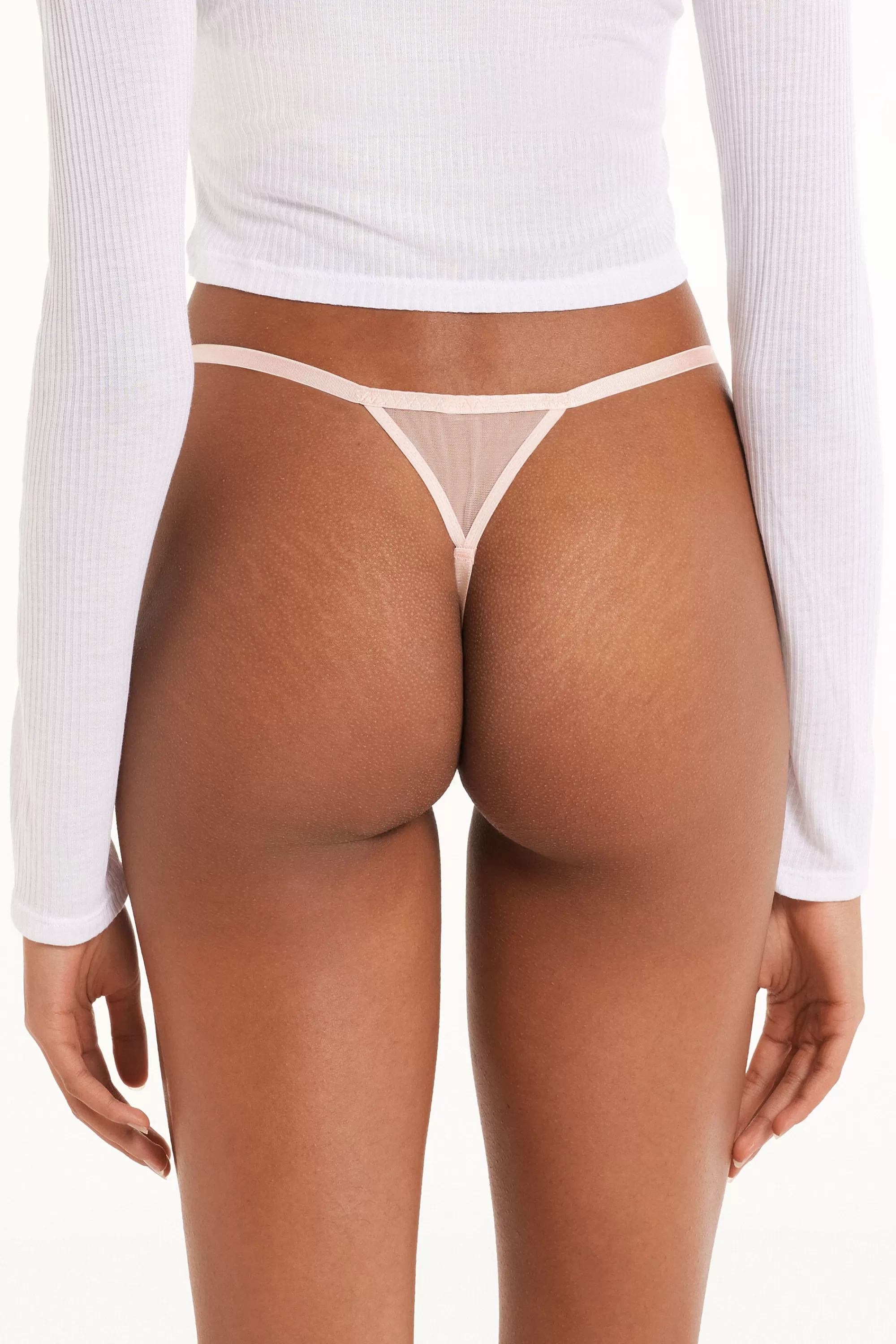Hot Perizoma Con Fianchetto Tanga In Tulle - Perizoma E Tanga - Donna | Slip