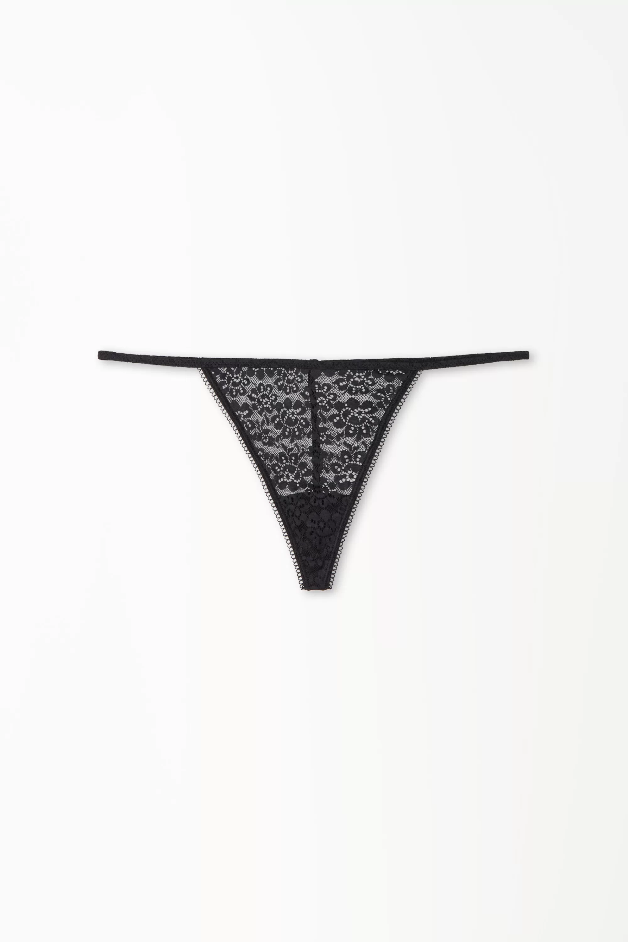Outlet Perizoma Fianchetto Sottile A Tanga In Pizzo Riciclato - Perizoma E Tanga - Donna | Invisibile | Completi intimi