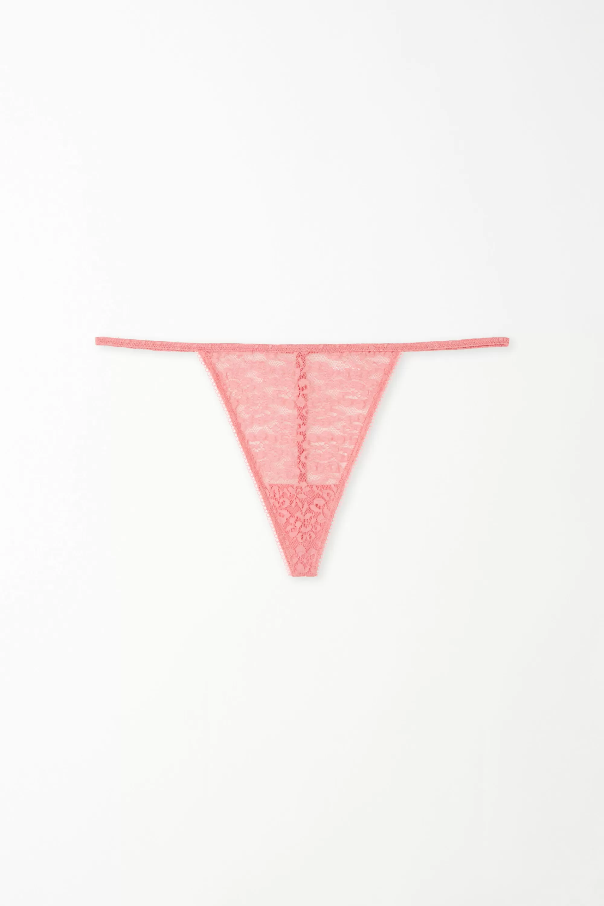 Shop Perizoma Fianchetto Sottile A Tanga In Pizzo Riciclato - Perizoma E Tanga - Donna | Slip