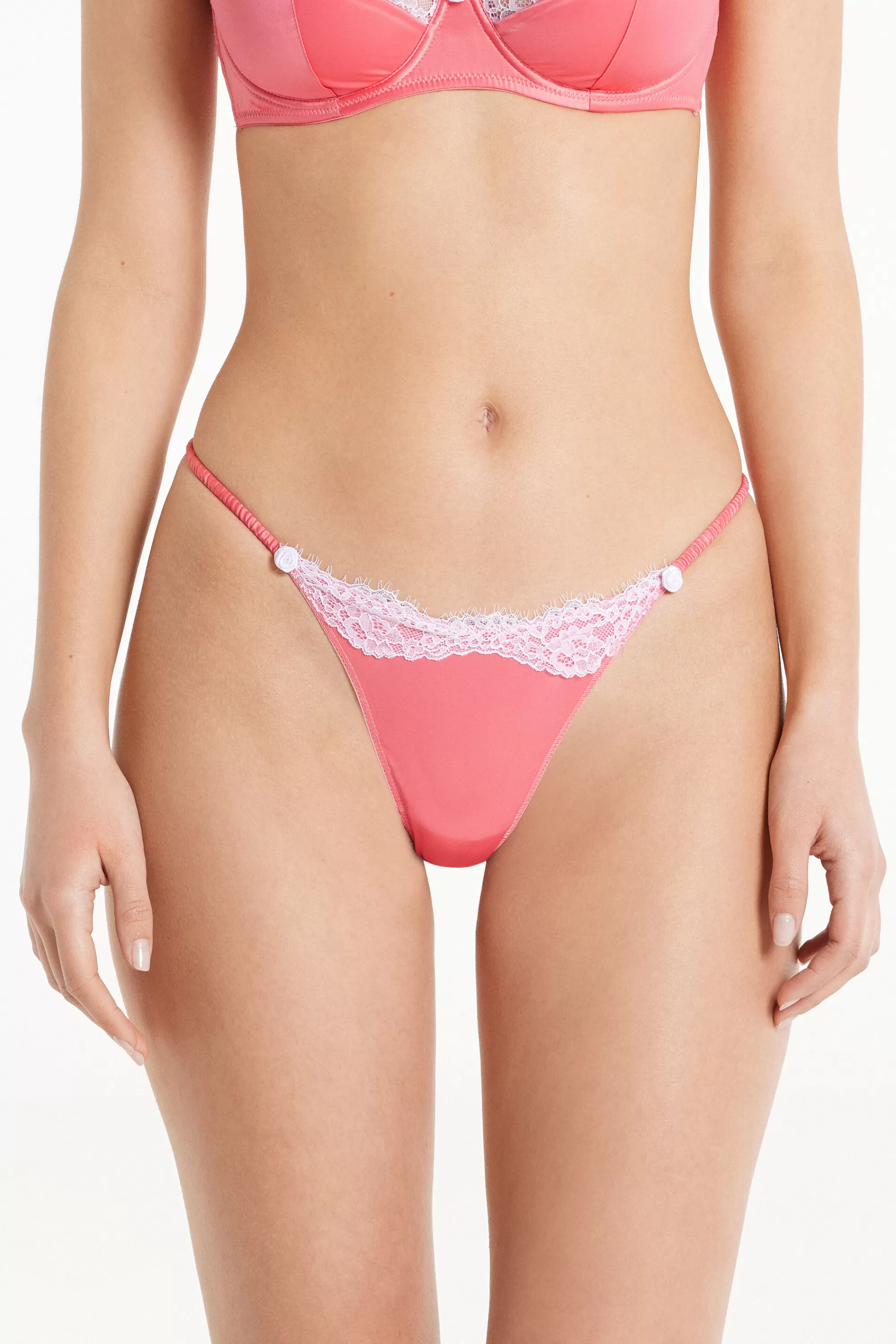 Best Sale Perizoma Sgambato Con Fianchetto Tanga Pastel Baby Satin - Perizoma E Tanga - Donna | Slip