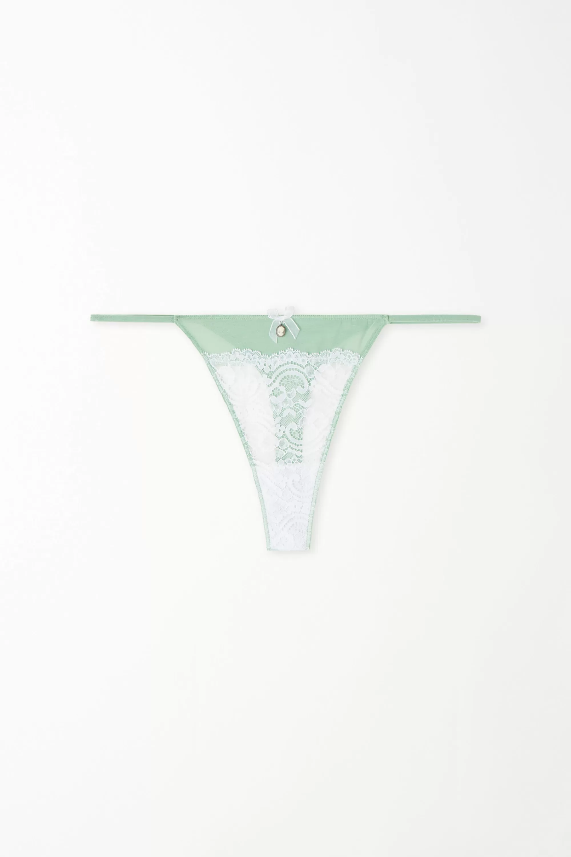 Best Perizoma Sgambato Con Fianchetto Tanga Soft Mint Cammeo - Perizoma E Tanga - Donna | Slip