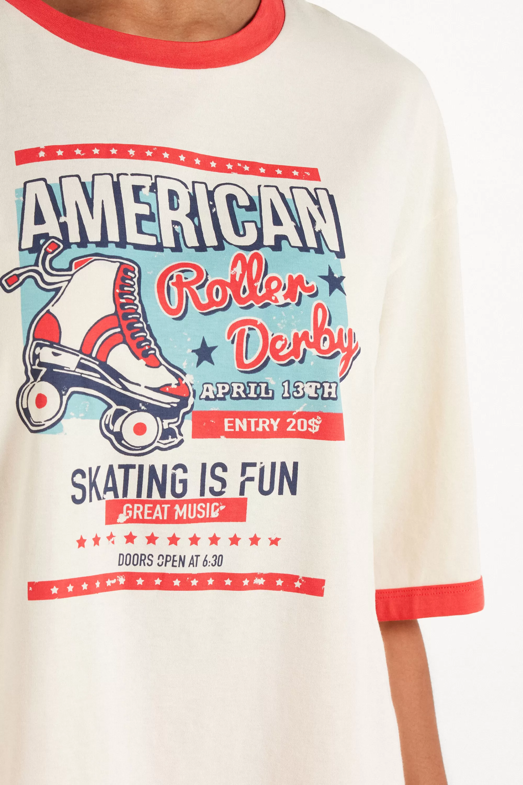 Cheap Pigiama Corto Cotone Mezza Manica Stampa Skating - Pigiami Corti - Donna | Pigiami corti