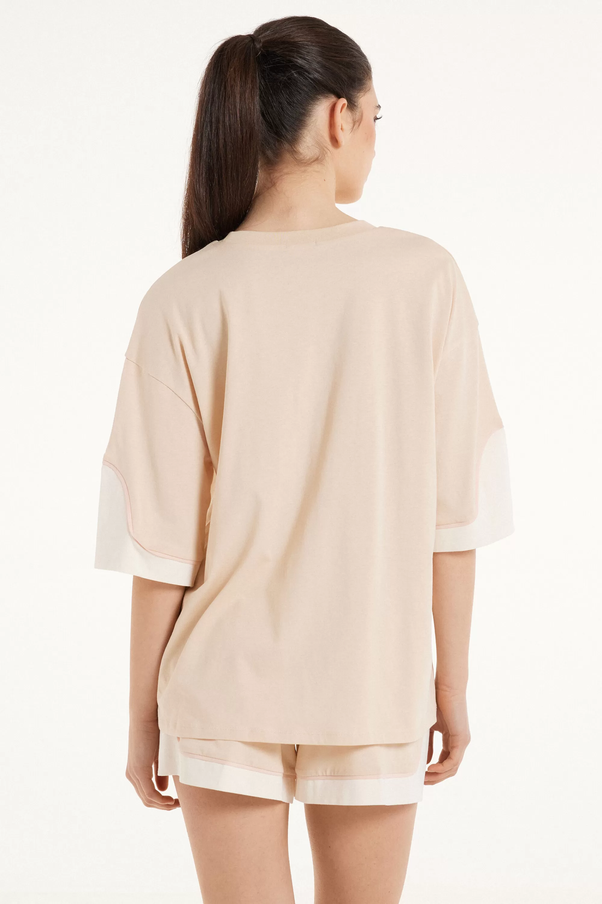 Best Sale Pigiama Corto In Cotone Stampa Texas - Pigiami Corti - Donna | Pigiami corti