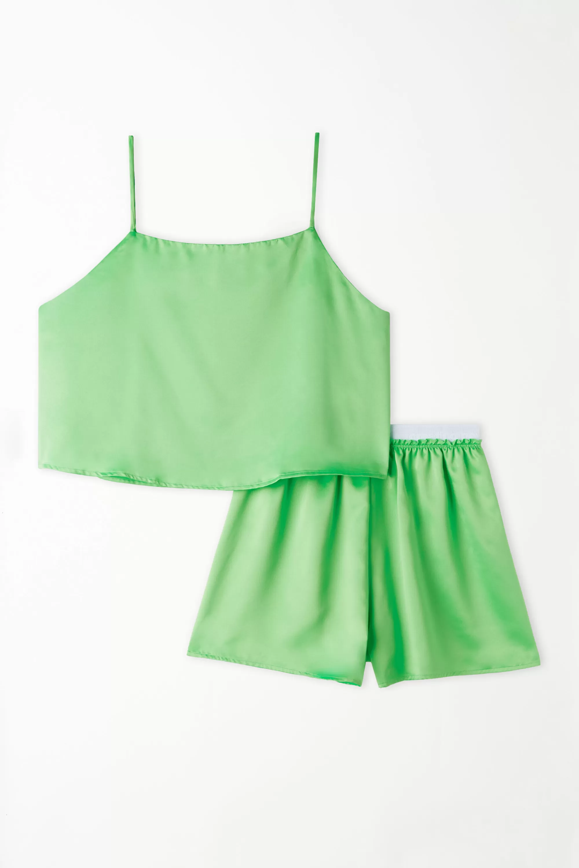 Cheap Pigiama Corto Senza Maniche Shiny Satin - Pigiami Corti - Donna | Pigiami corti