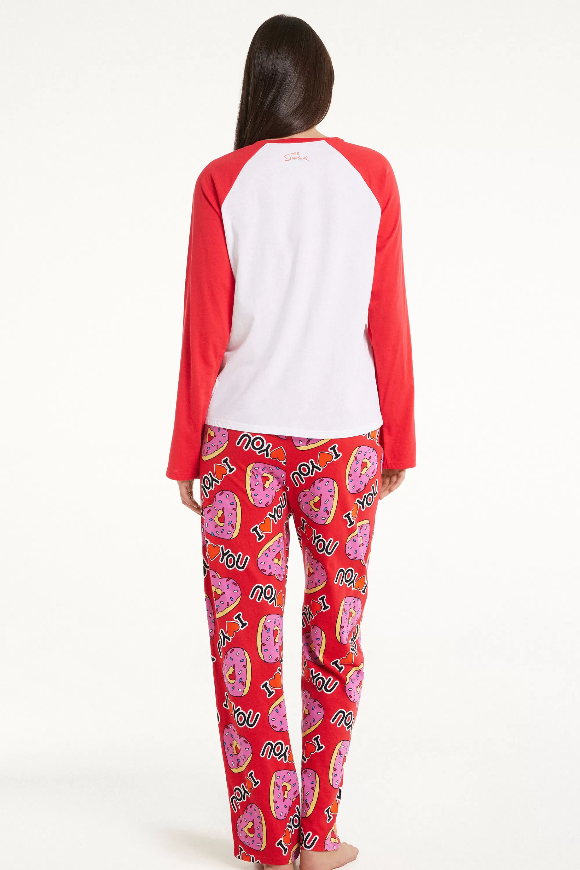 Flash Sale Pigiama Lungo In Cotone Con Stampa The Simpsons - Pigiami Lunghi - Donna | Pigiami lunghi
