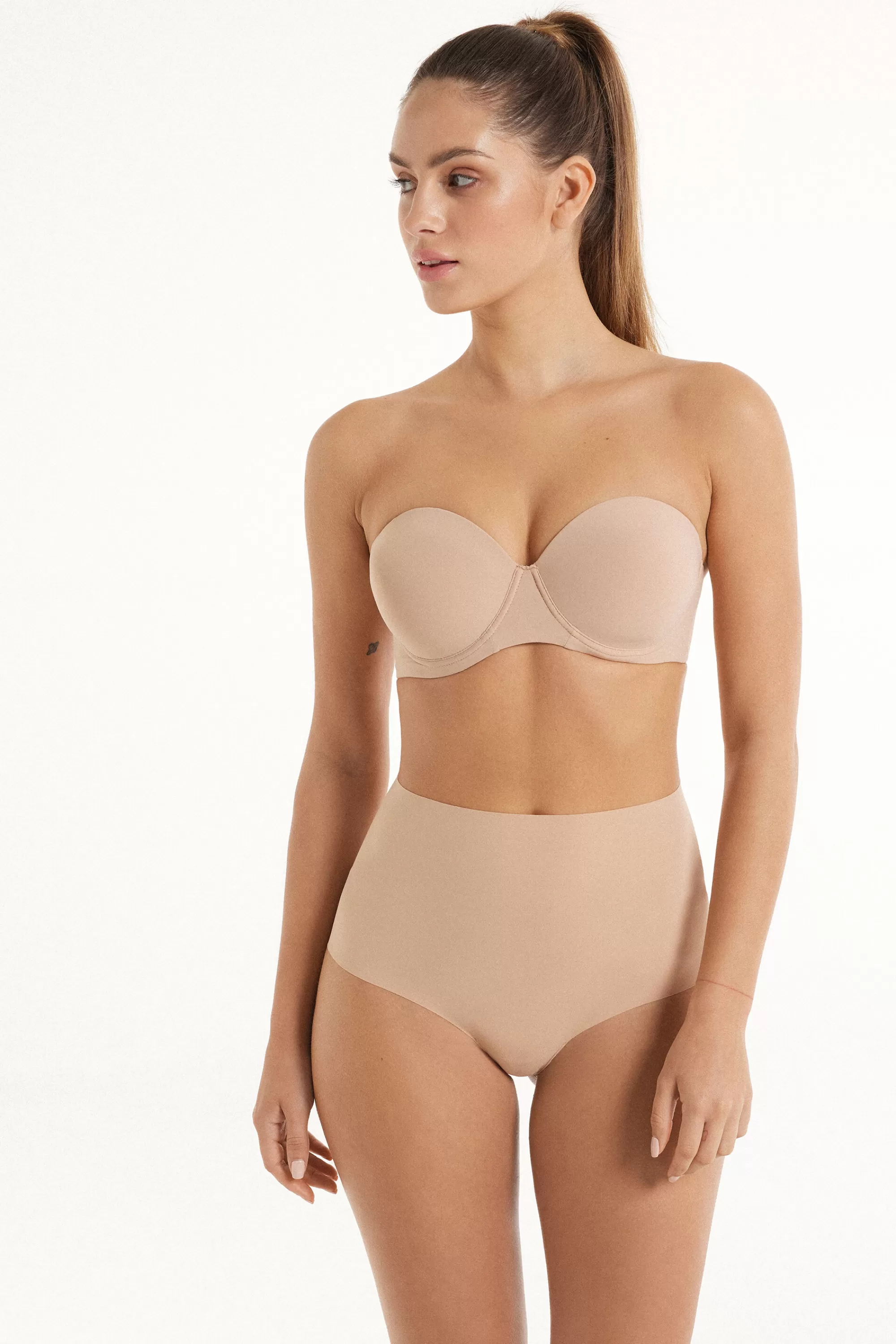 Cheap Reggiseno A Fascia Leggermente Imbottito Microfibra Riciclata Full Coverage - Fascia E Senza Spalline - Donna | Invisibile | Completi intimi