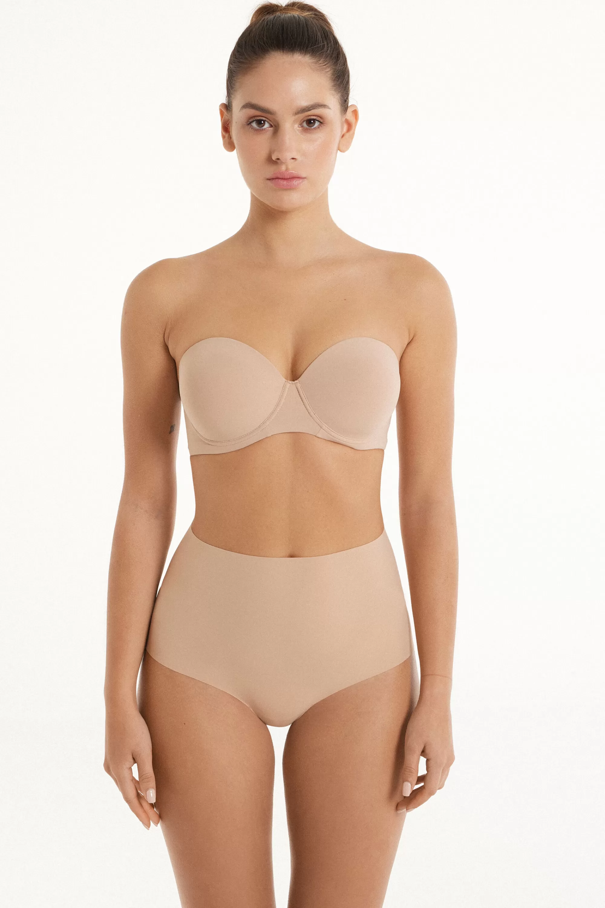 Cheap Reggiseno A Fascia Leggermente Imbottito Microfibra Riciclata Full Coverage - Fascia E Senza Spalline - Donna | Invisibile | Completi intimi