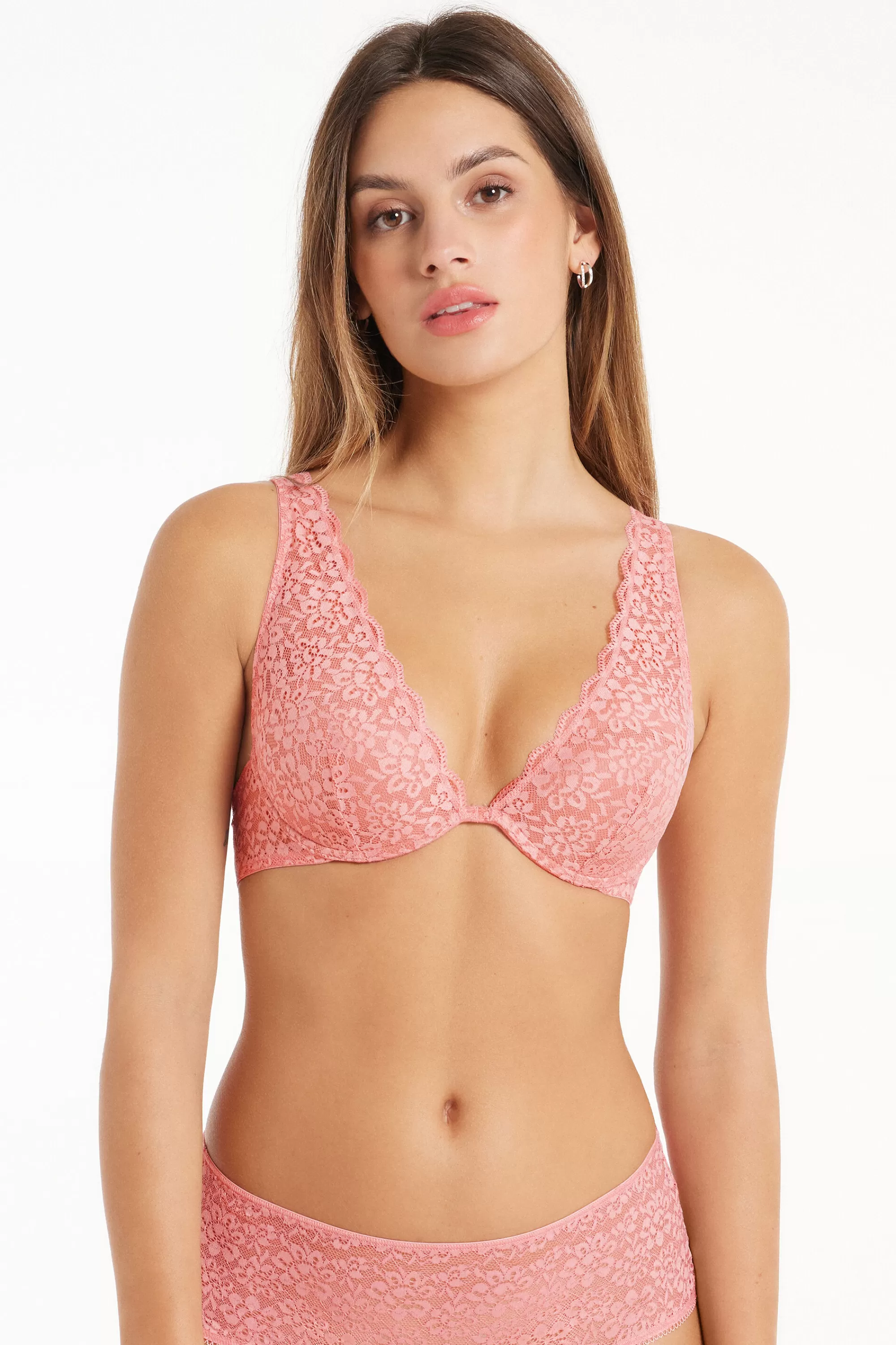 Shop Reggiseno Balconcino A Bralette Miami In Pizzo Riciclato - Bralette E Brassiere - Donna | Reggiseni