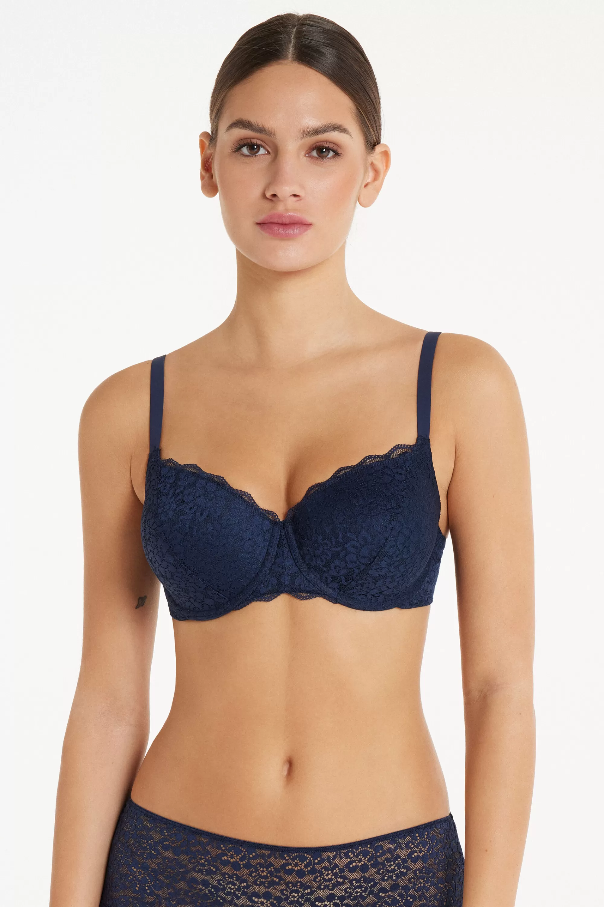 Store Reggiseno Balconcino In Pizzo Riciclato Prague Full Cover - Balconcino - Donna | Invisibile | Reggiseni