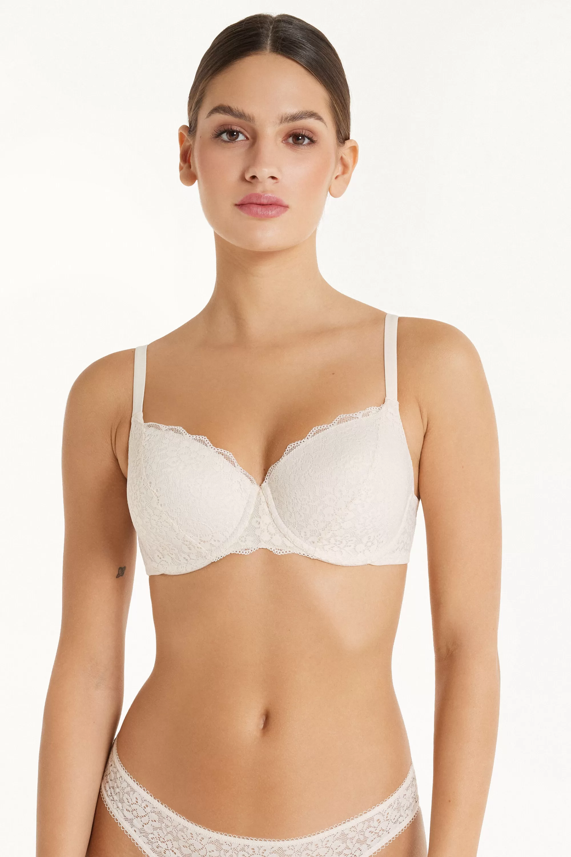 Online Reggiseno Balconcino In Pizzo Riciclato Prague Full Cover - Balconcino - Donna | Invisibile | Reggiseni