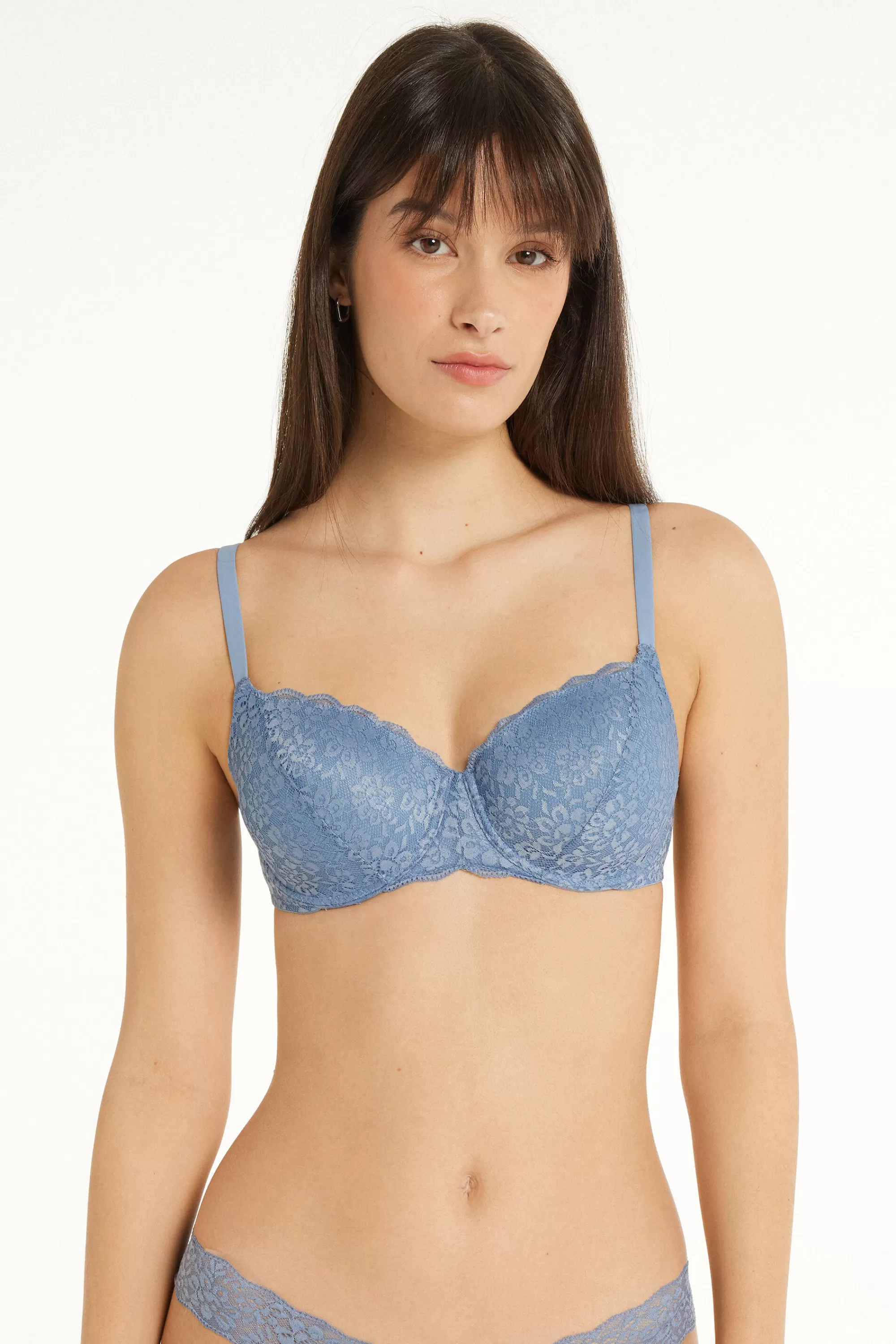 New Reggiseno Balconcino In Pizzo Riciclato Prague Full Cover - Balconcino - Donna | Reggiseni