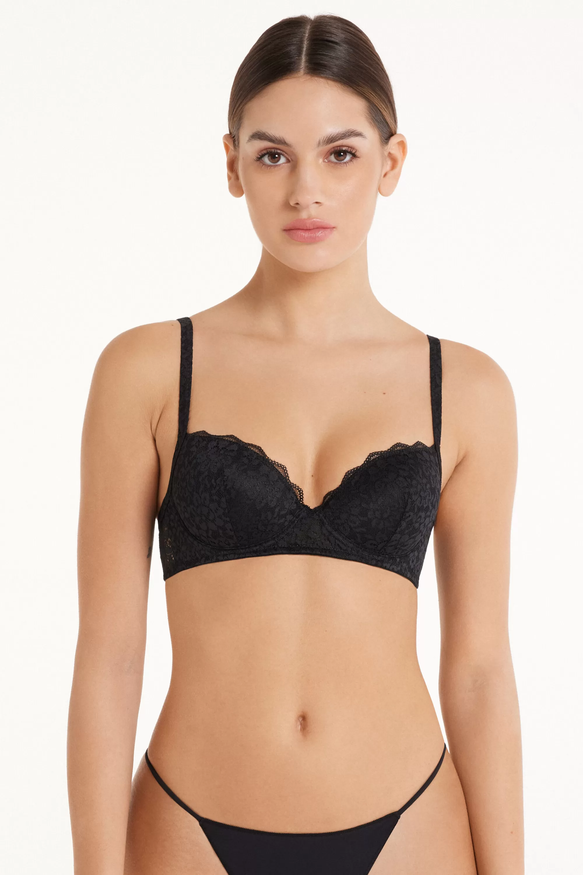 Flash Sale Reggiseno Balconcino Leggermente Imbottito In Pizzo Riciclato Wien - Balconcino - Donna | Invisibile | Completi intimi