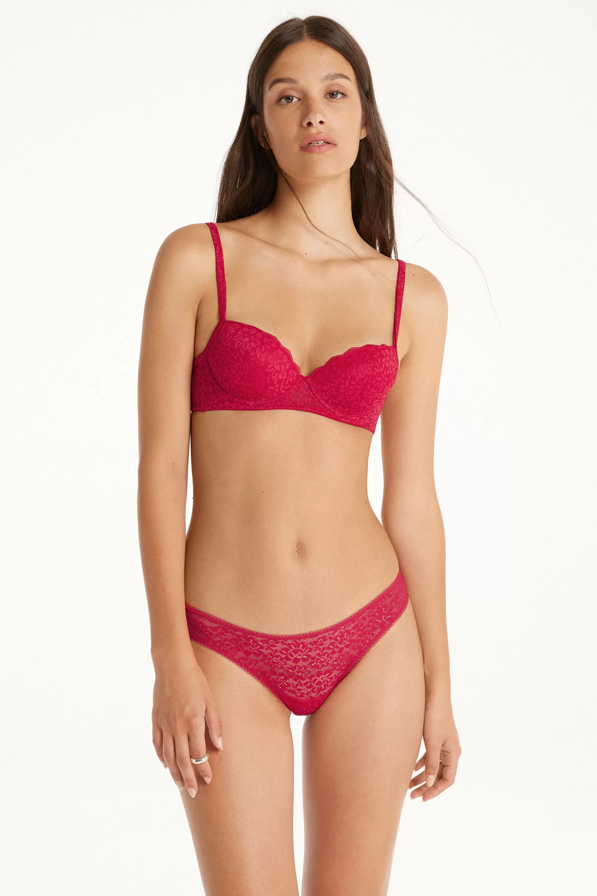 New Reggiseno Balconcino Leggermente Imbottito In Pizzo Riciclato Wien - Balconcino - Donna | Reggiseni