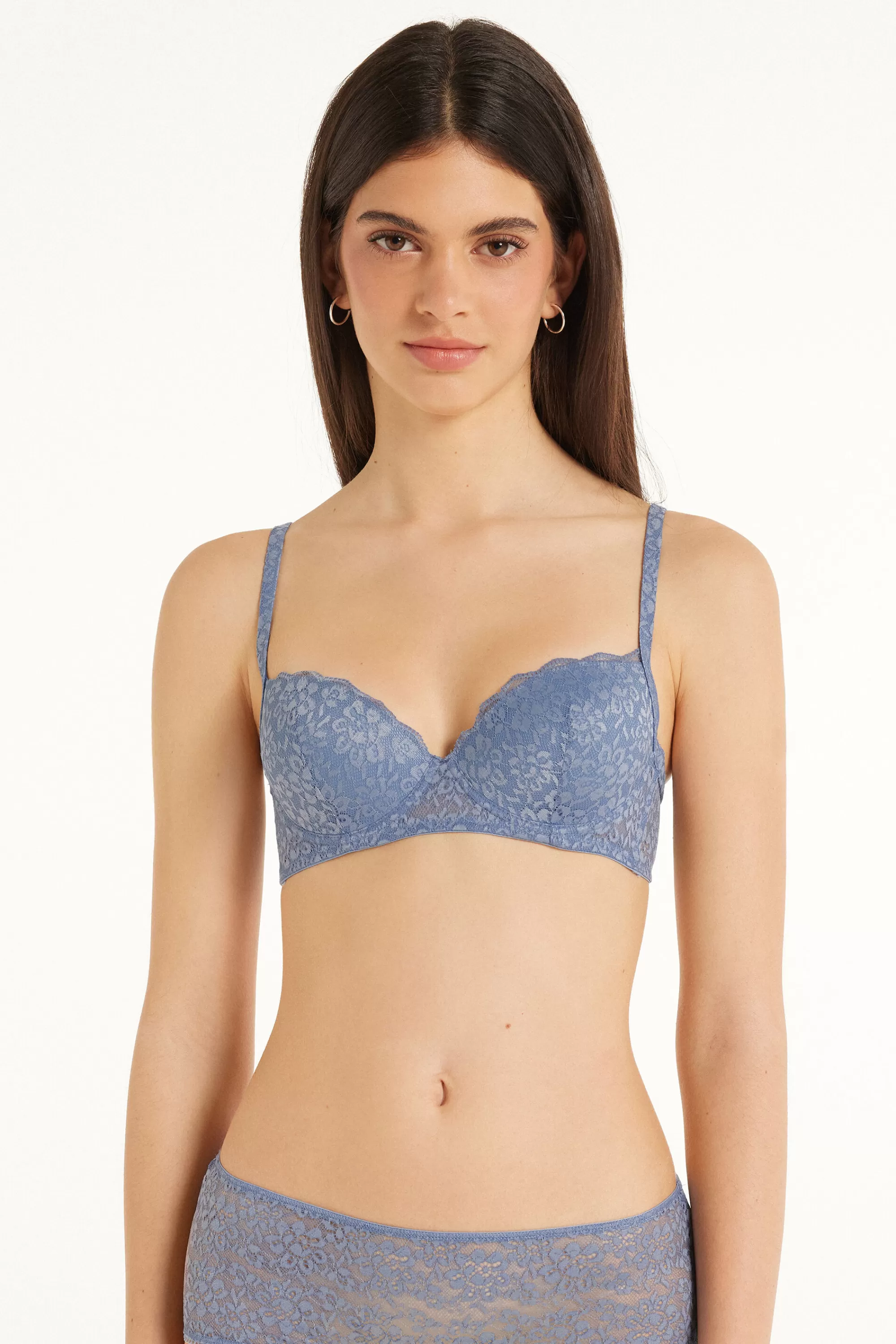 Online Reggiseno Balconcino Leggermente Imbottito In Pizzo Riciclato Wien - Balconcino - Donna | Reggiseni
