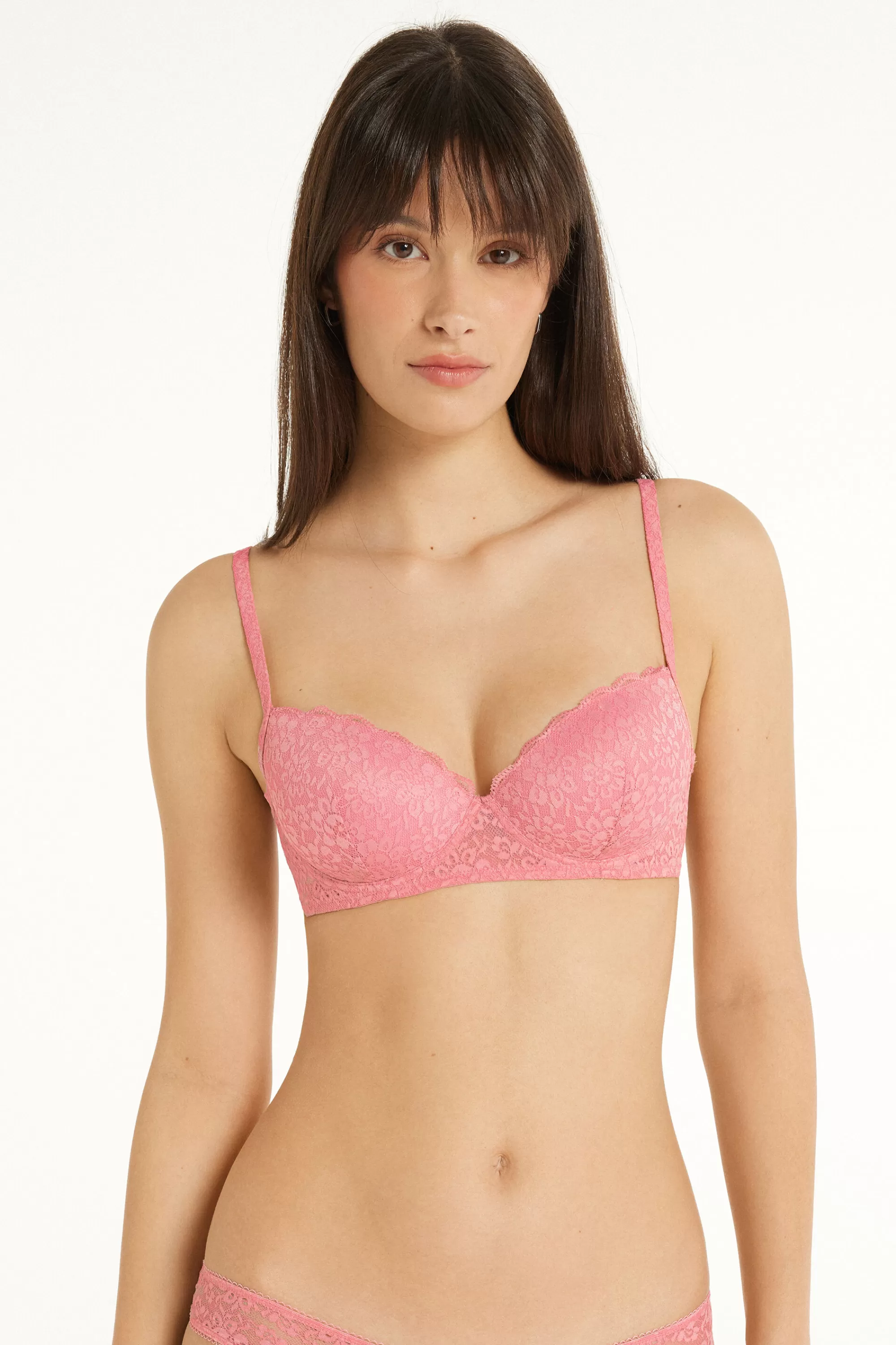 New Reggiseno Balconcino Leggermente Imbottito In Pizzo Riciclato Wien - Balconcino - Donna | Reggiseni