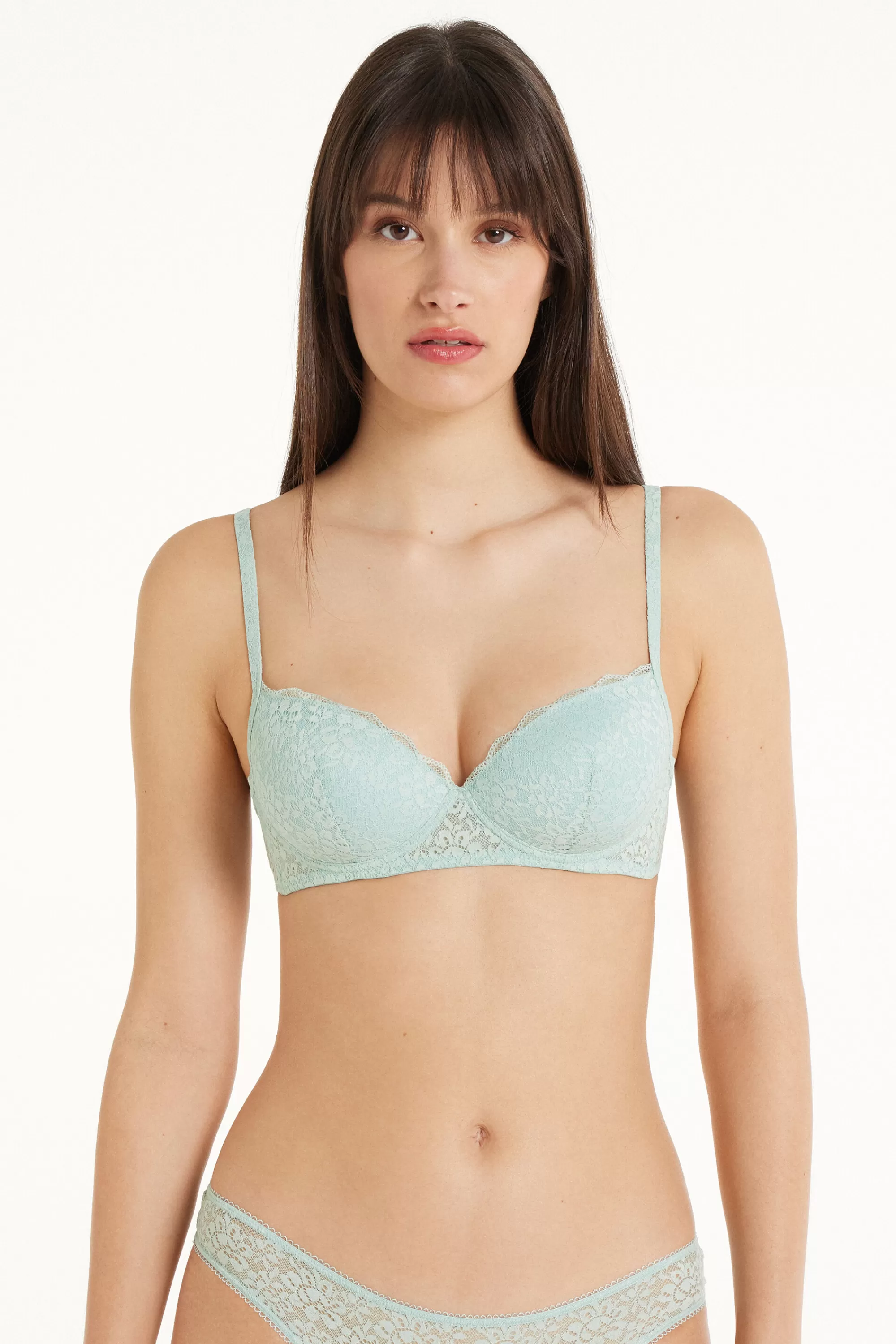 Hot Reggiseno Balconcino Leggermente Imbottito In Pizzo Riciclato Wien - Balconcino - Donna | Reggiseni