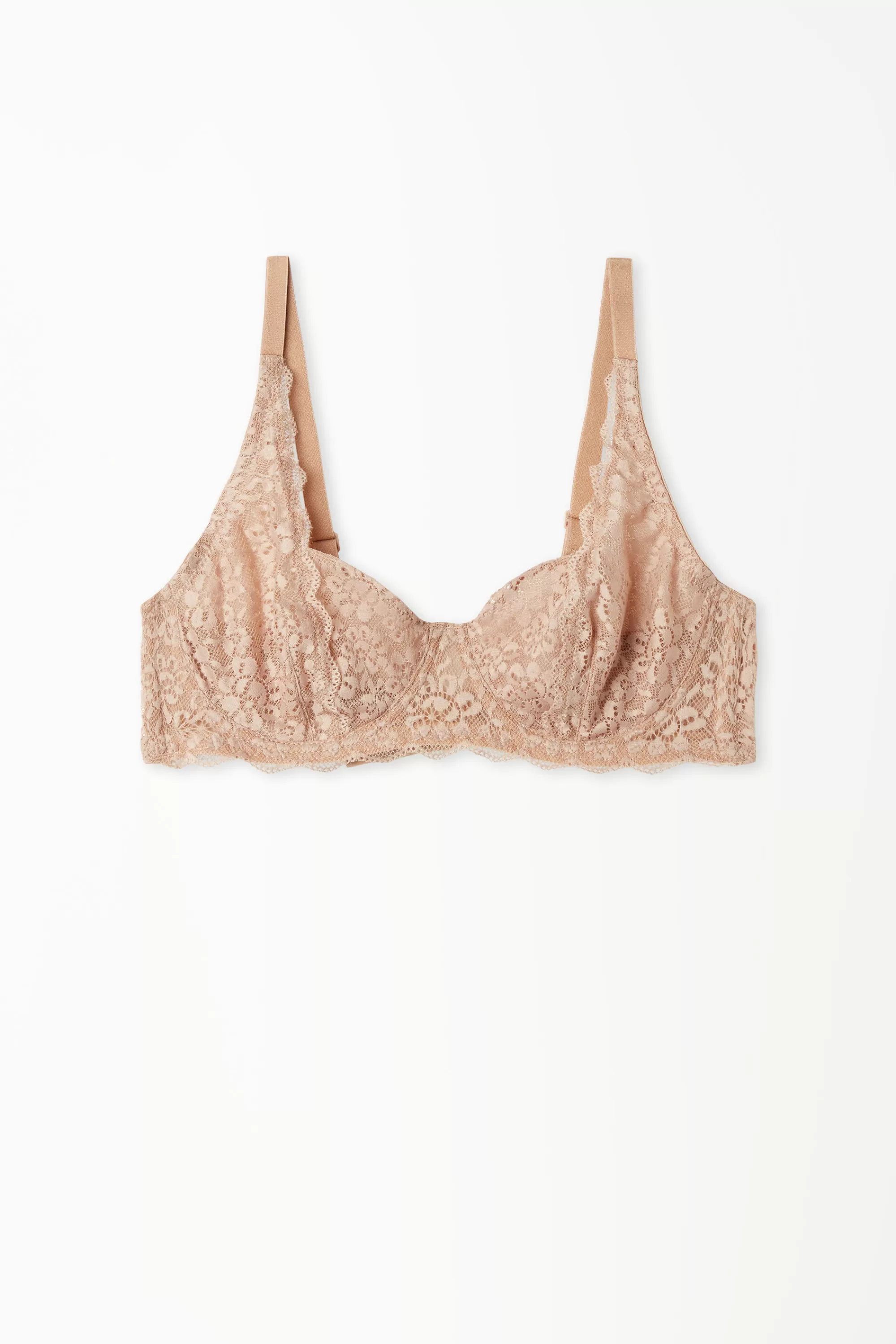 Fashion Reggiseno Balconcino Non Imbottito In Pizzo Riciclato Paris - Balconcino - Donna | Invisibile | Reggiseni