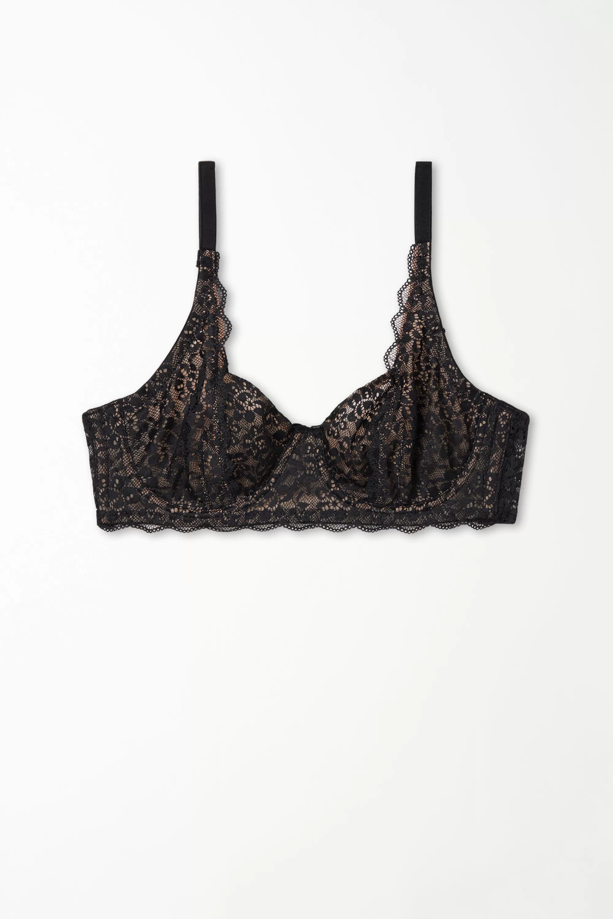 Sale Reggiseno Balconcino Non Imbottito In Pizzo Riciclato Paris - Balconcino - Donna | Invisibile | Completi intimi
