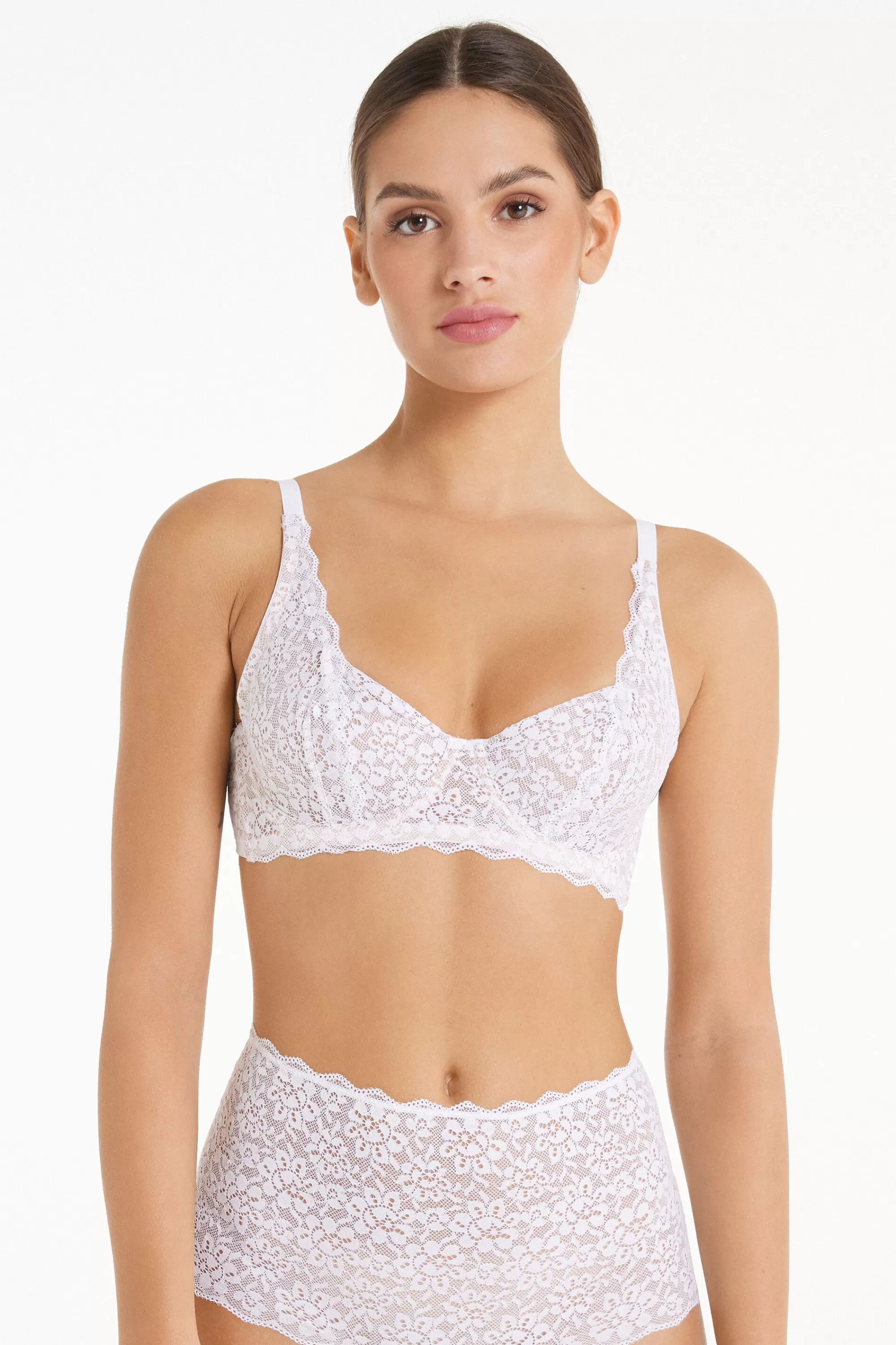 Flash Sale Reggiseno Balconcino Non Imbottito In Pizzo Riciclato Paris - Balconcino - Donna | Invisibile | Completi intimi