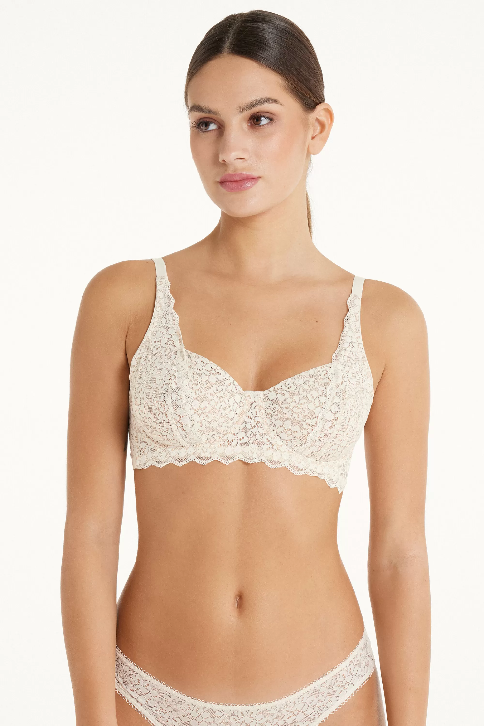 Clearance Reggiseno Balconcino Non Imbottito In Pizzo Riciclato Paris - Balconcino - Donna | Invisibile | Completi intimi