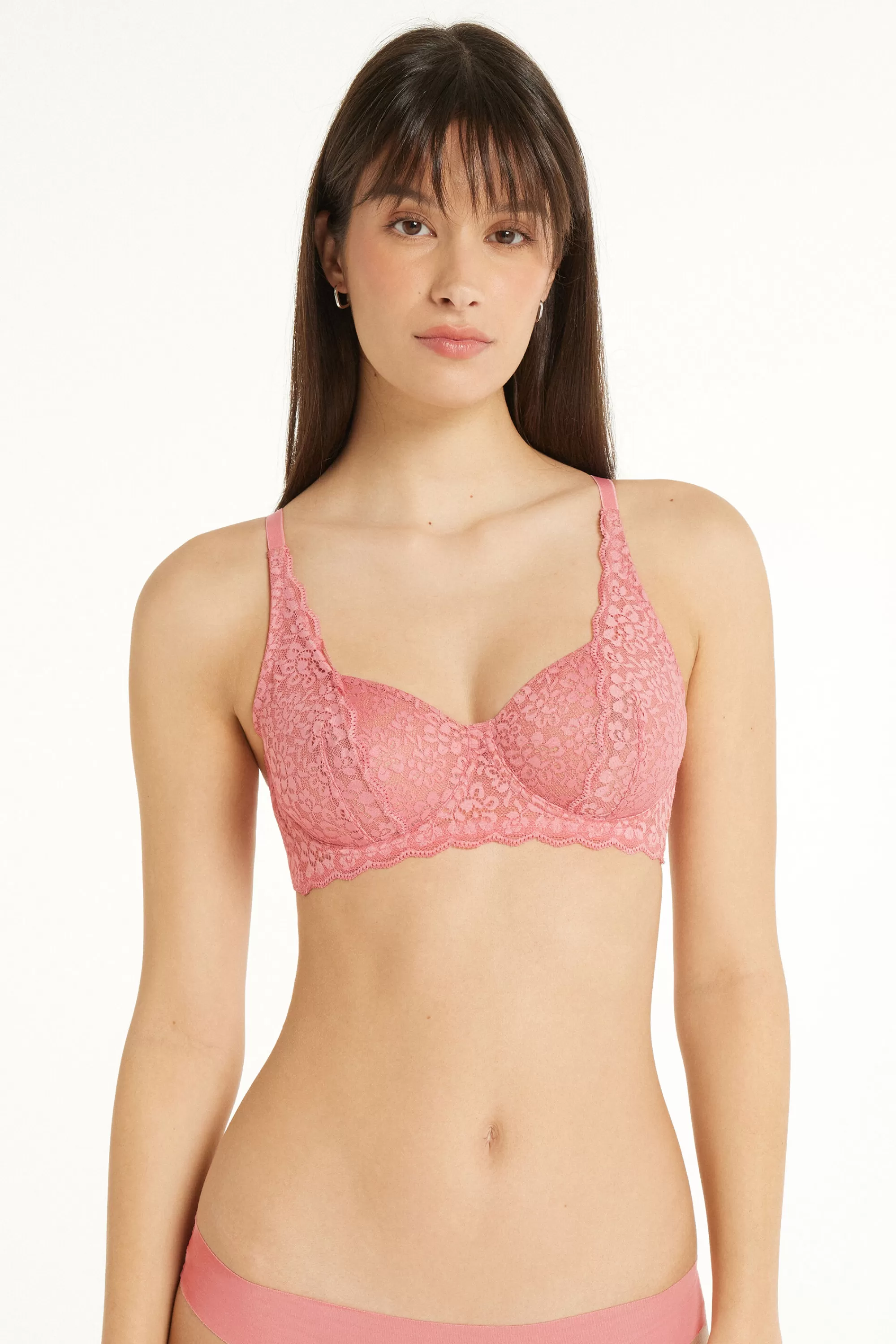 Clearance Reggiseno Balconcino Non Imbottito In Pizzo Riciclato Paris - Balconcino - Donna | Reggiseni