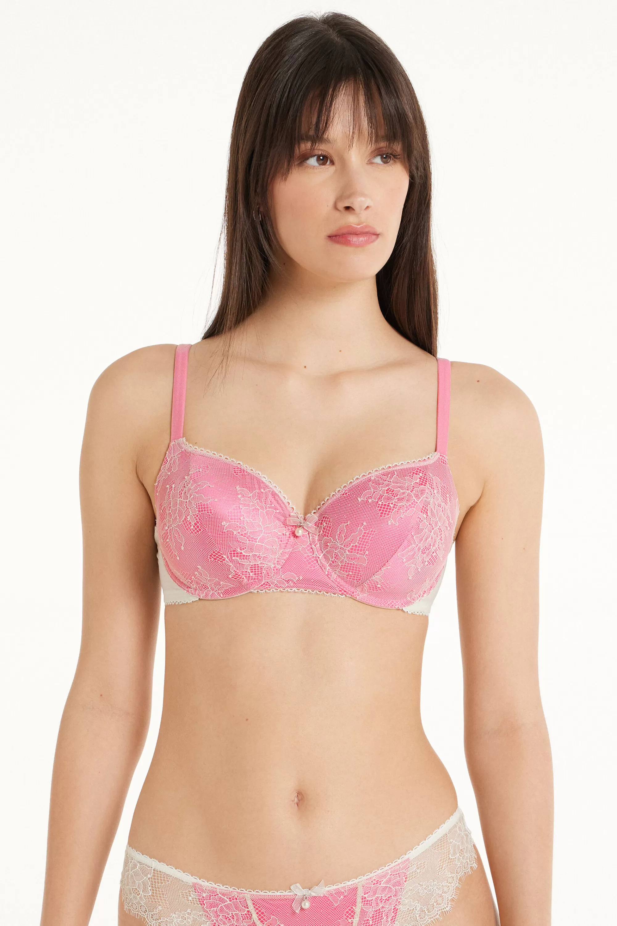 Online Reggiseno Balconcino Prague Full Cover Ocean Dream Lace - Push Up - Donna | Completi intimi