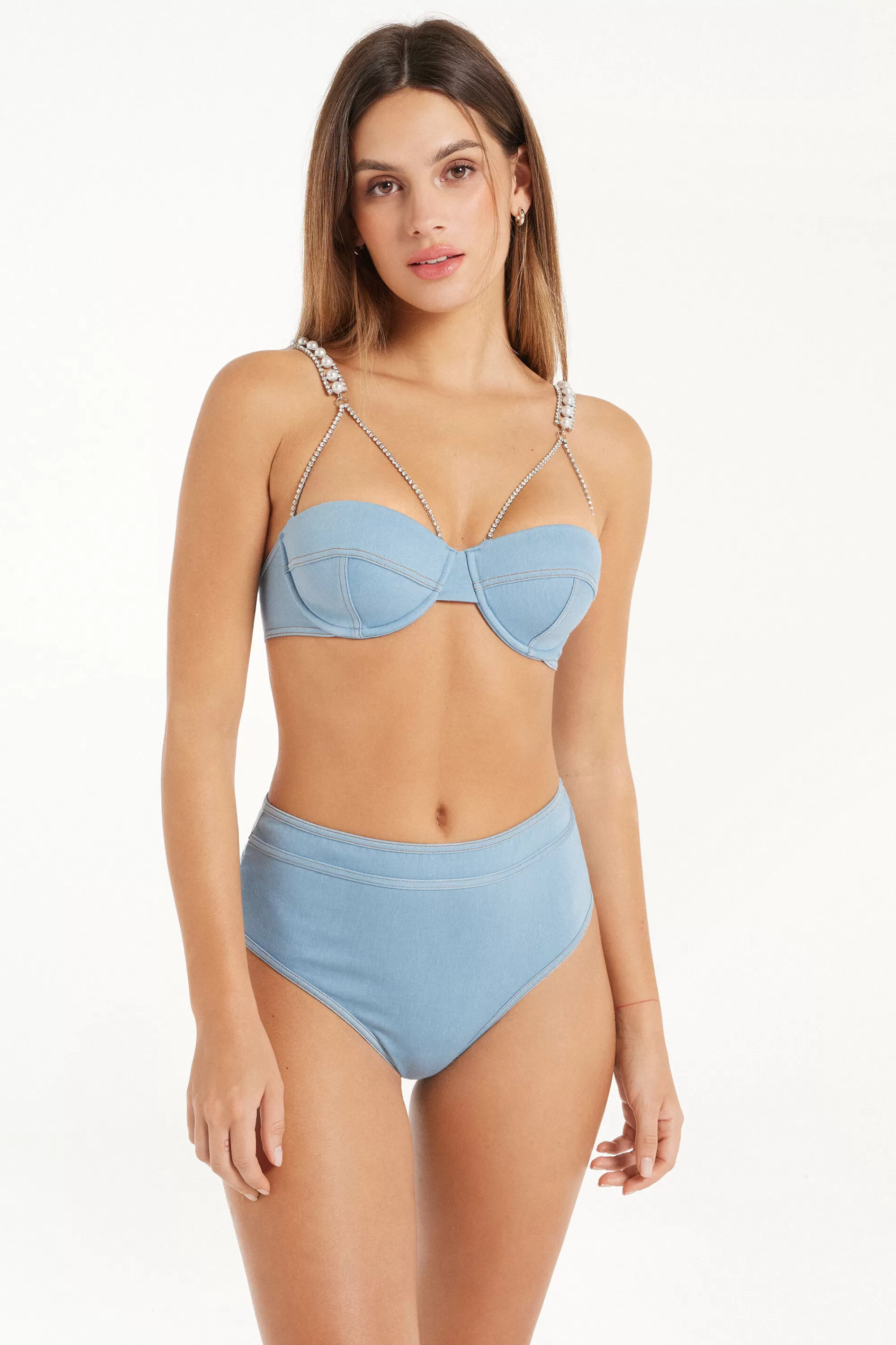 Cheap Reggiseno Balconcino Wien Leggermente Imbottito Glam Denim - Balconcino - Donna | Reggiseni