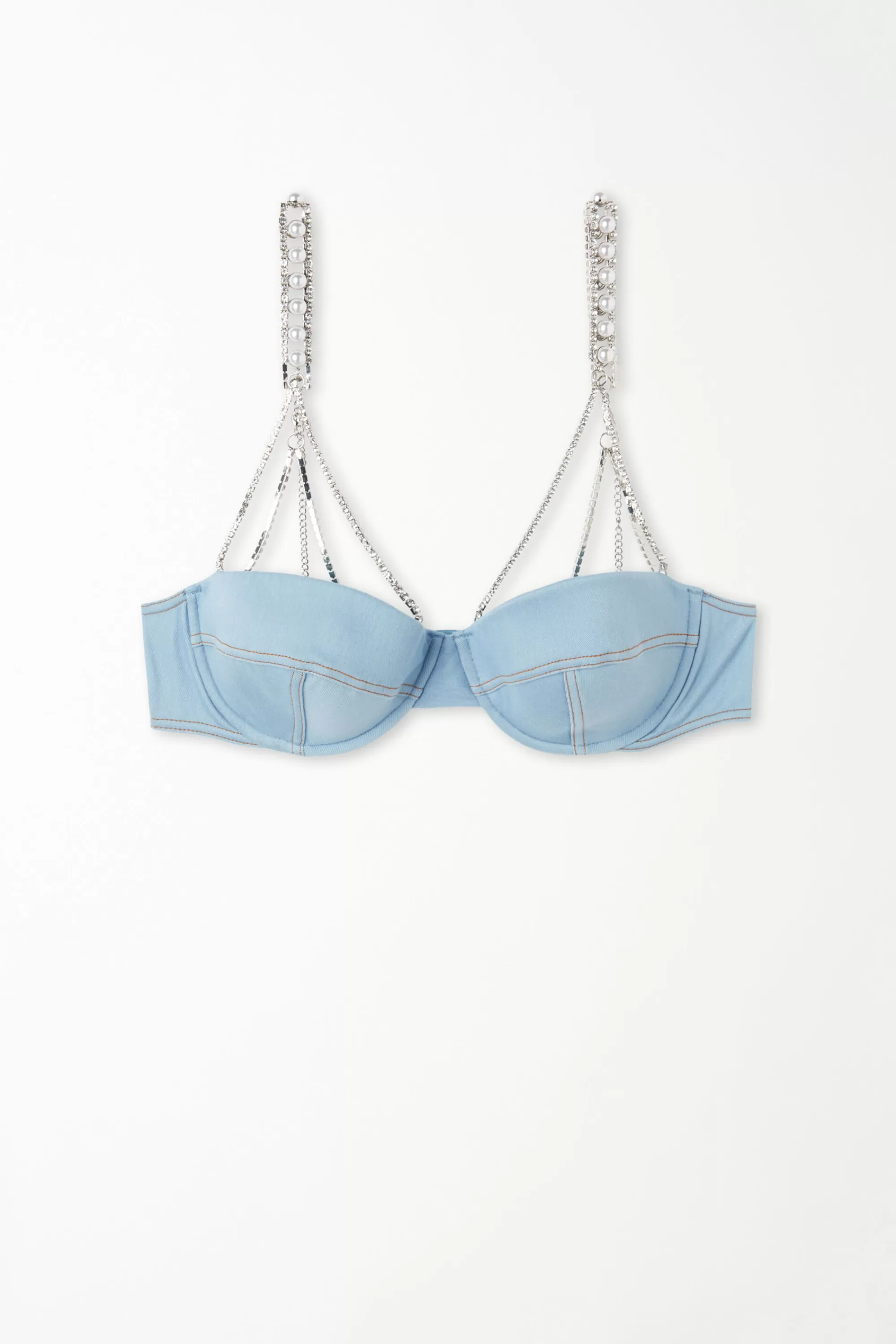 Cheap Reggiseno Balconcino Wien Leggermente Imbottito Glam Denim - Balconcino - Donna | Reggiseni