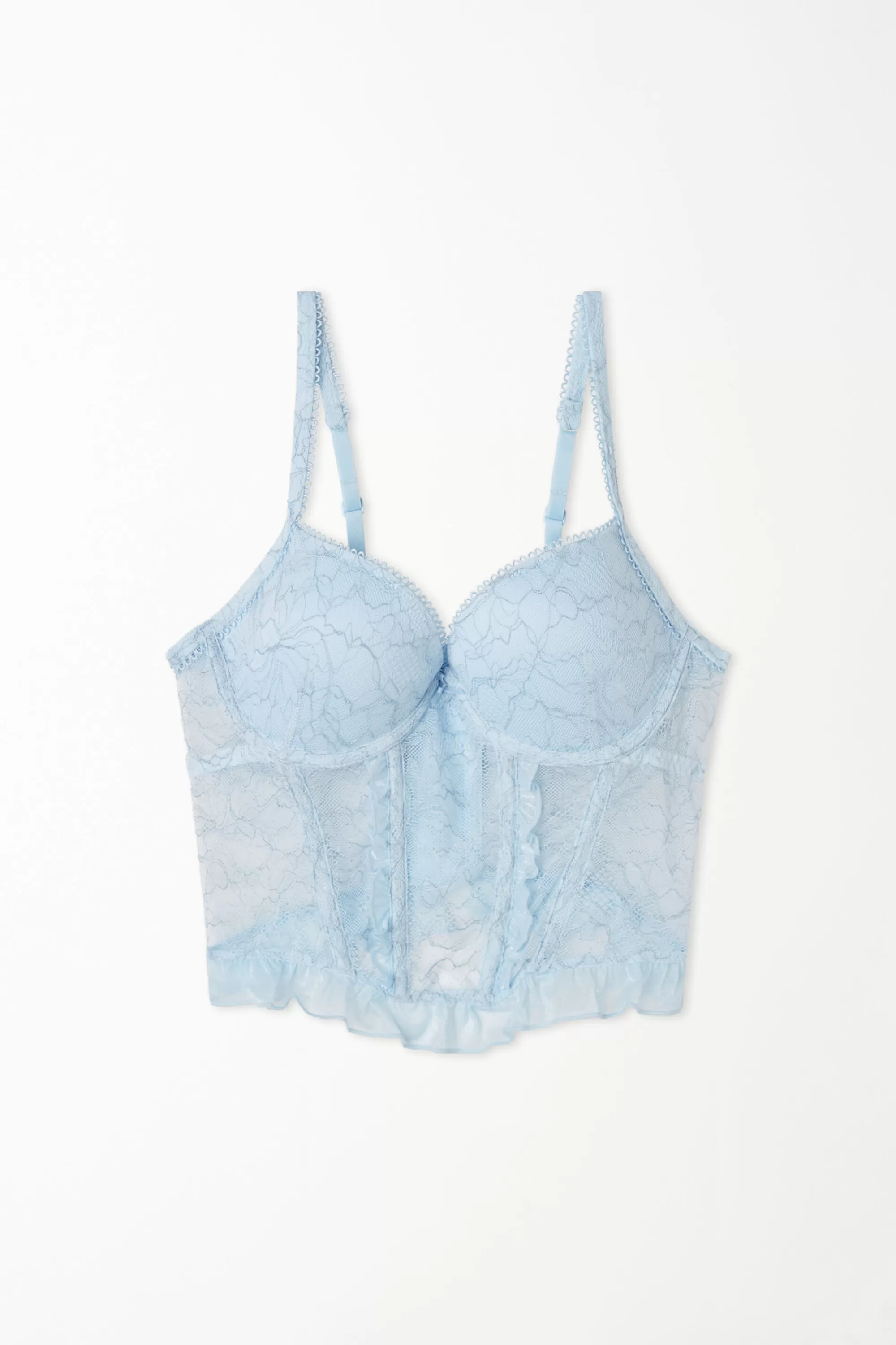 Best Reggiseno Bra Top Push-Up Imbottito Glitter Garden Lace - Bralette E Brassiere - Donna | Completi intimi | Reggiseni