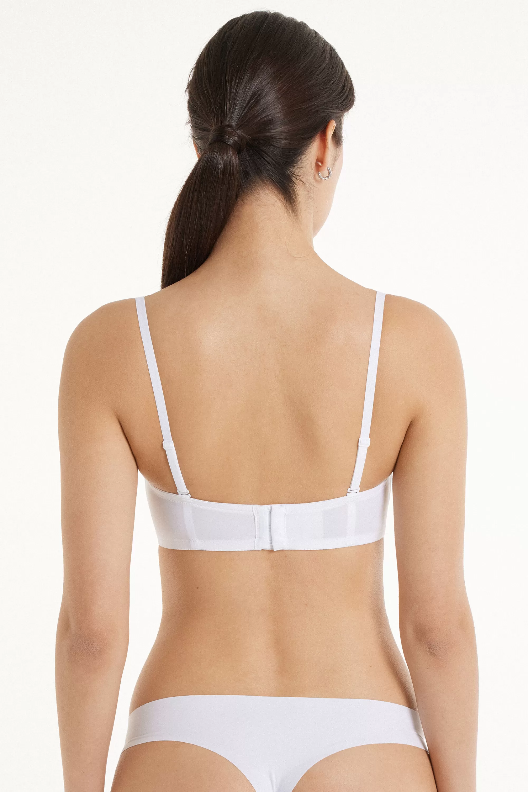 Fashion Reggiseno Fascia Imbottita Scollata Microfibra Riciclata - Fascia E Senza Spalline - Donna | Invisibile | Completi intimi