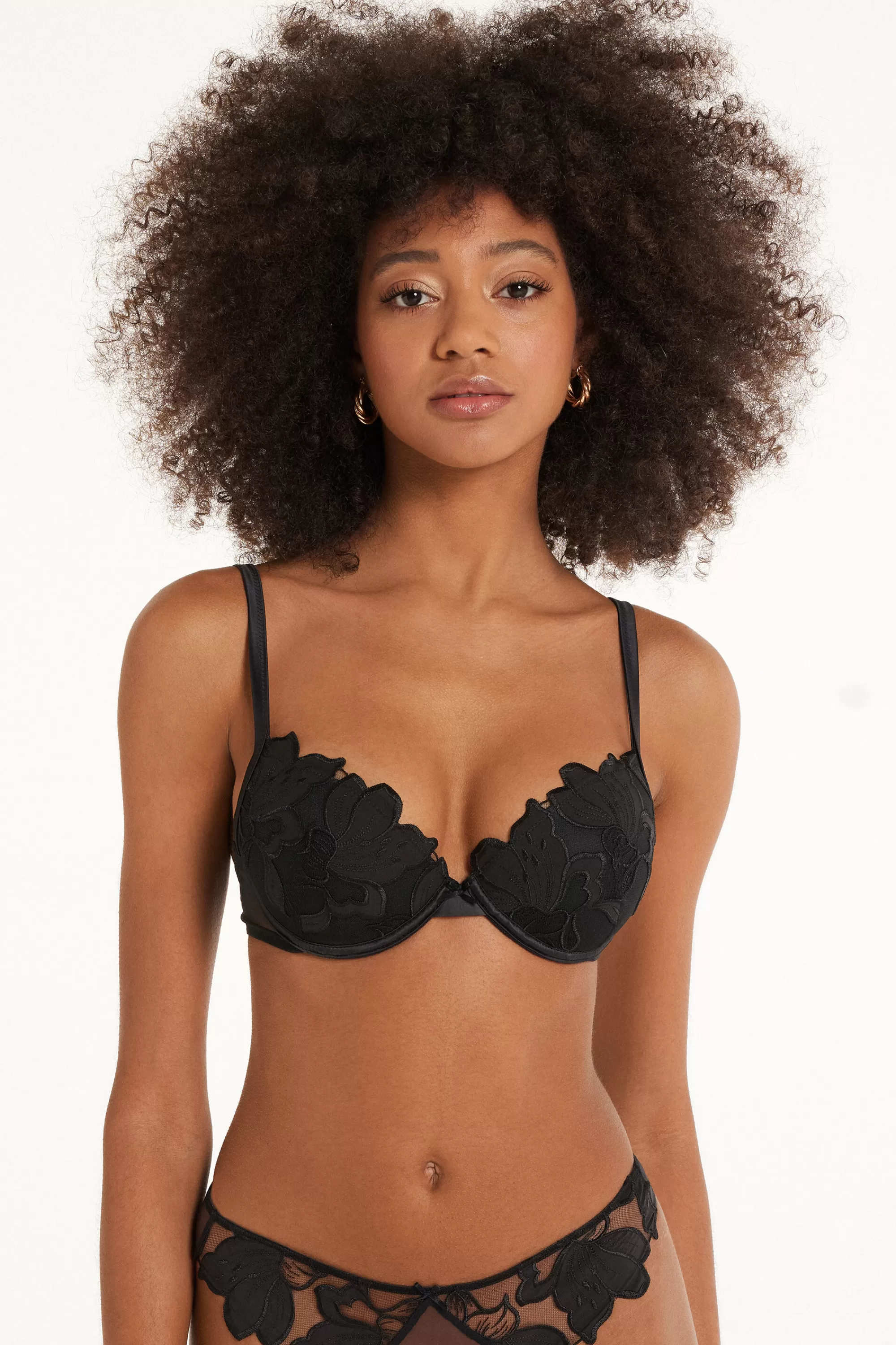 Fashion Reggiseno Push-up Athens Timeless Flowers - Push Up - Donna | Completi intimi | Reggiseni