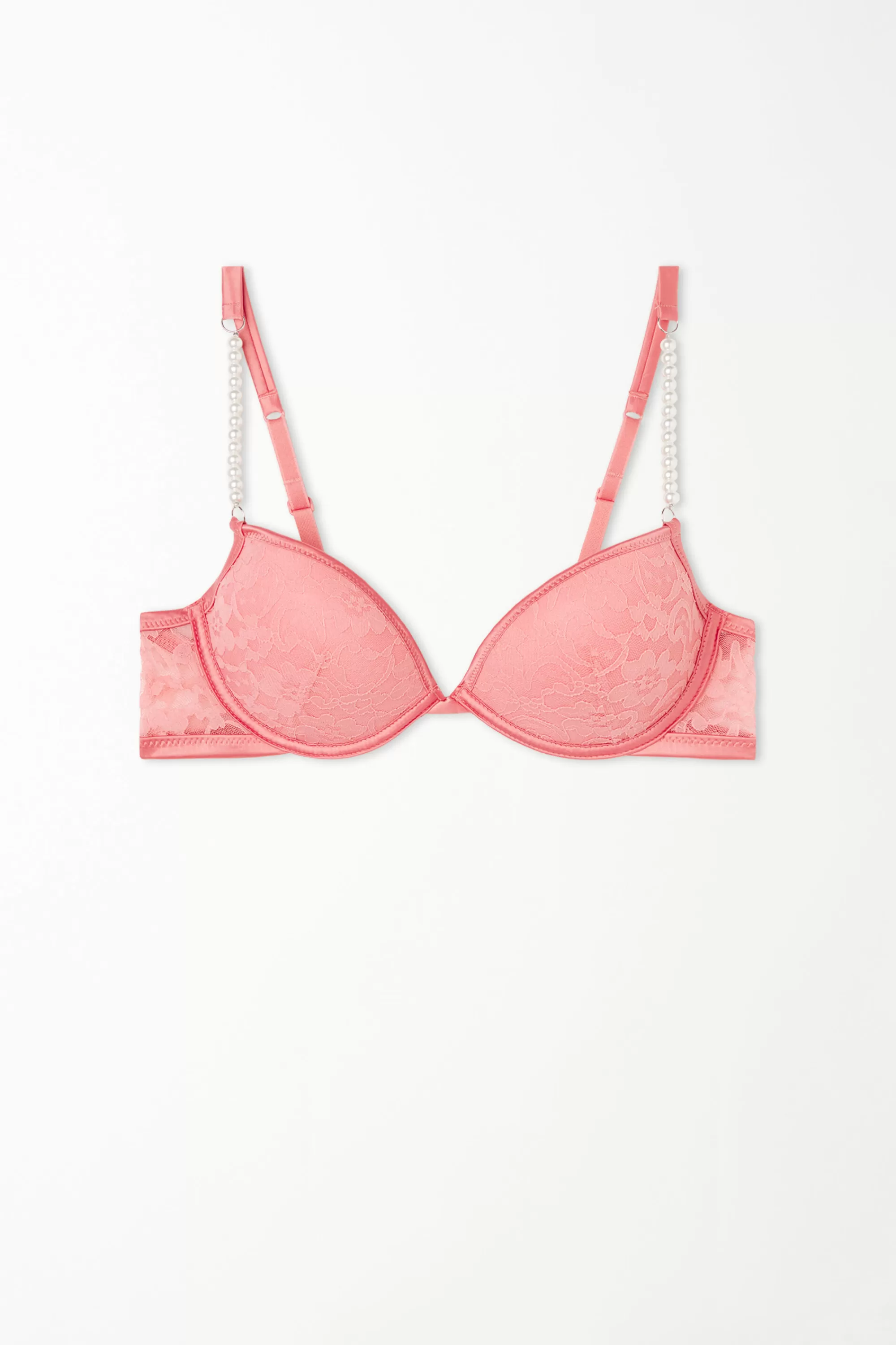 Outlet Reggiseno Push-up Moscow Pearl Pink Lace - Push Up - Donna | Reggiseni