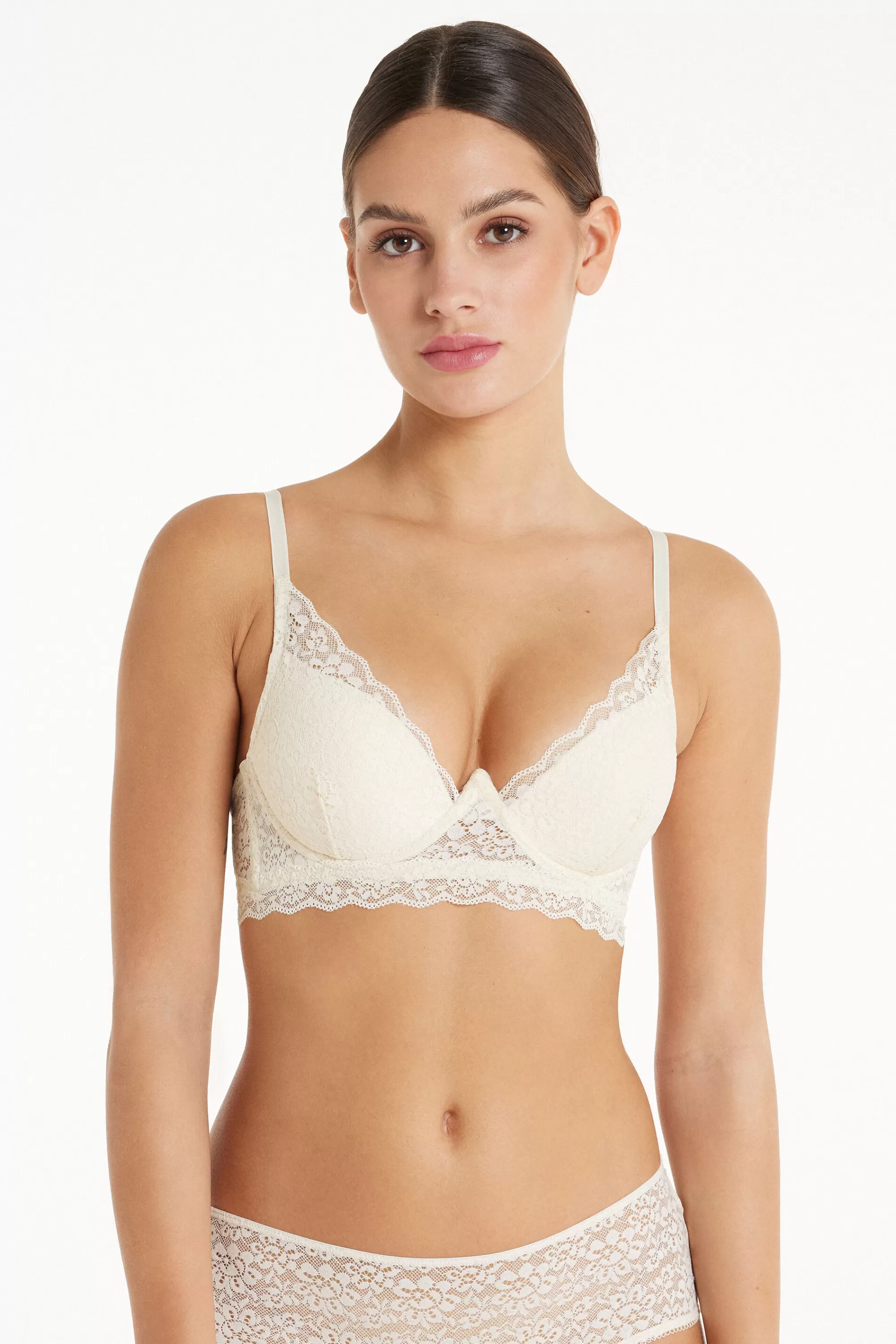 Fashion Reggiseno Super Push-up In Pizzo Riciclato Malibù - Bralette E Brassiere - Donna | Invisibile | Completi intimi