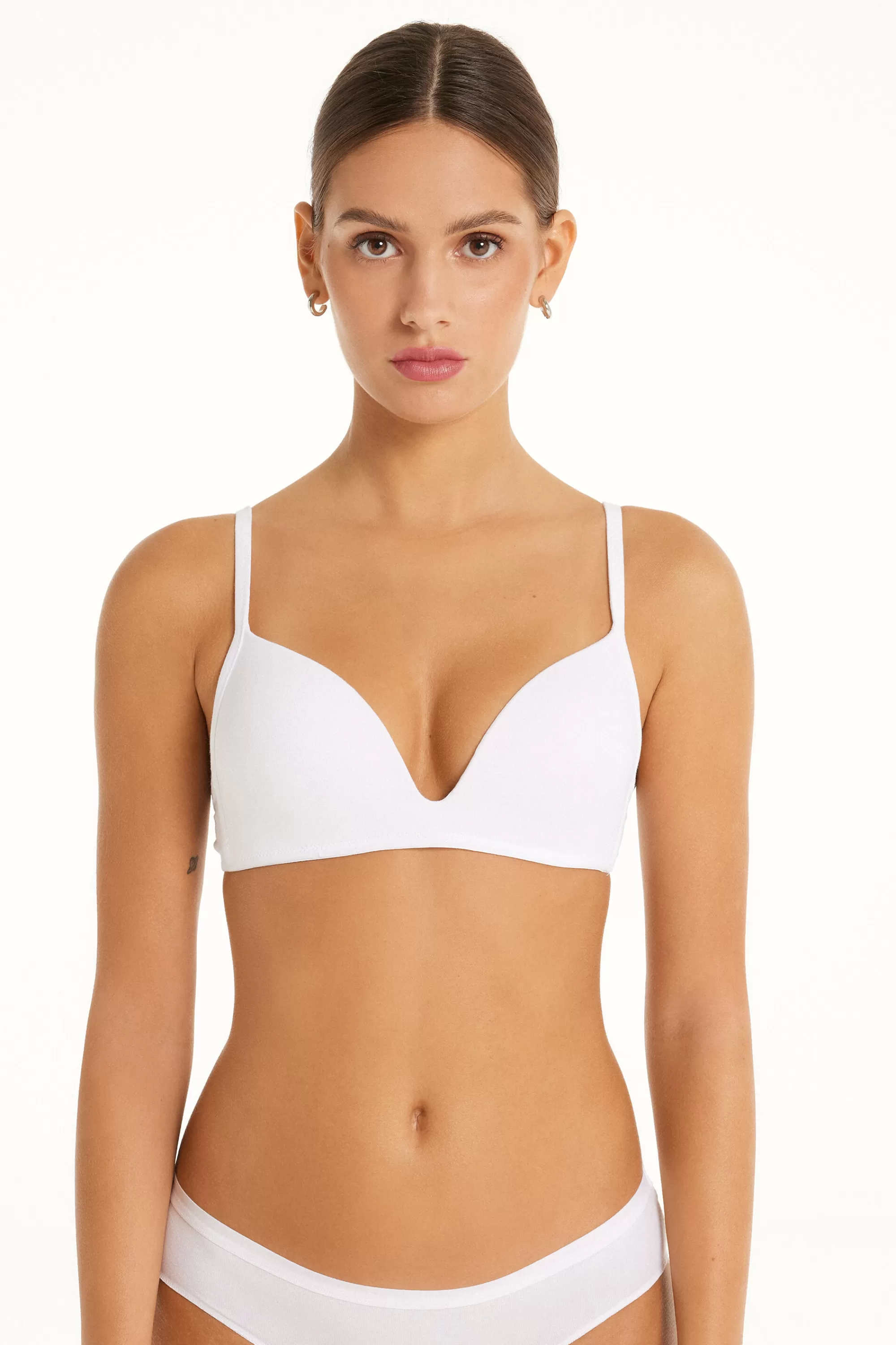 Shop Reggiseno Triangolo Imbottito In Cotone London - Triangolo - Donna | Intimo | Invisibile
