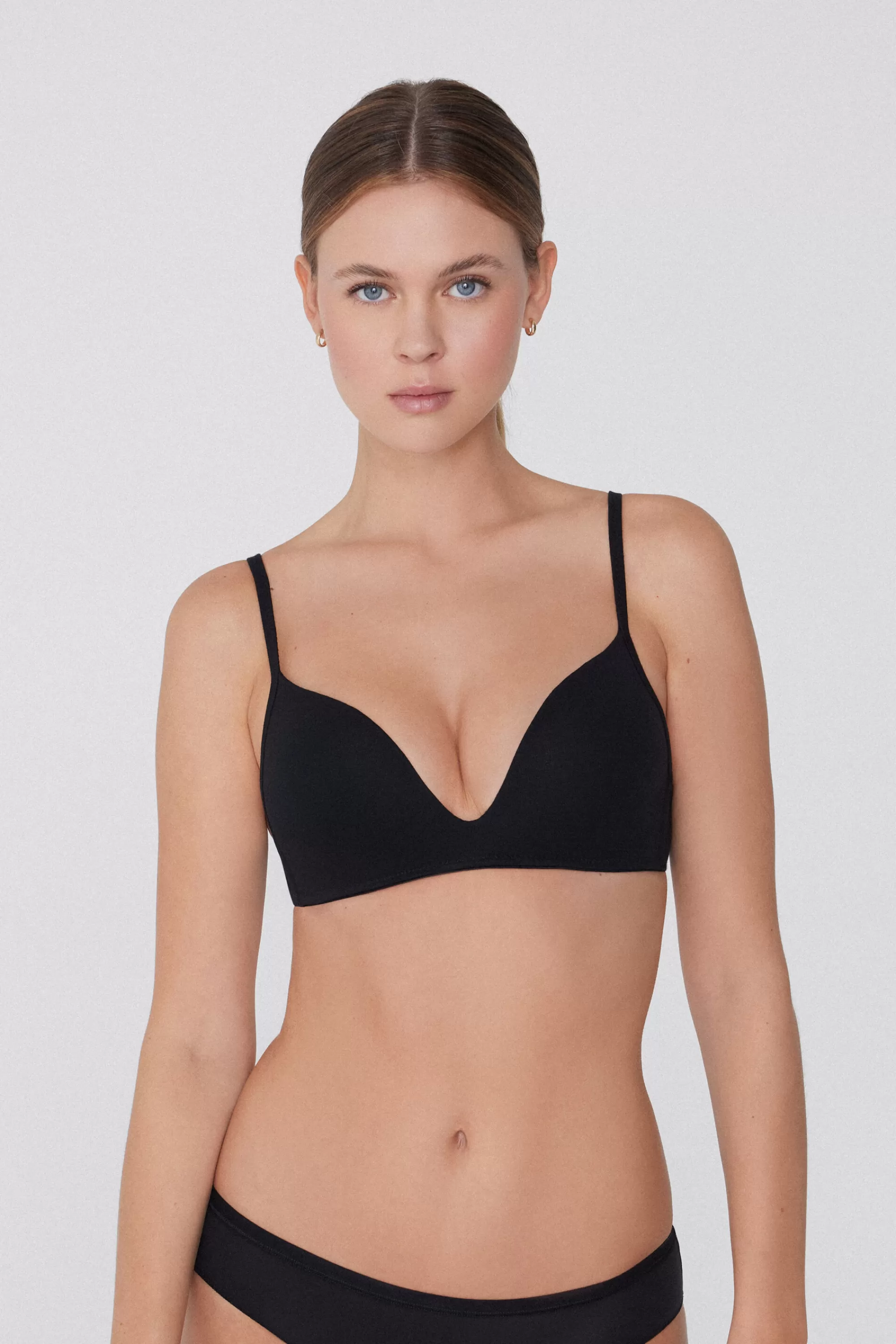 New Reggiseno Triangolo Imbottito In Cotone London - Triangolo - Donna | Intimo | Invisibile